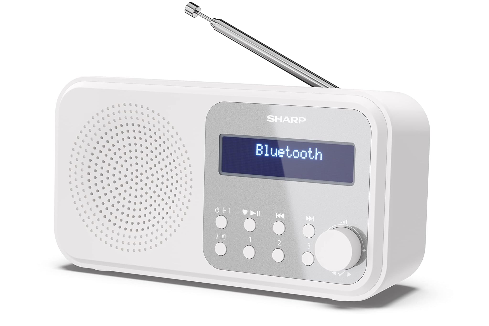 Shap DR-P420(WH) - Radio DAB+/DAB/FM Bluetooth, Bianca