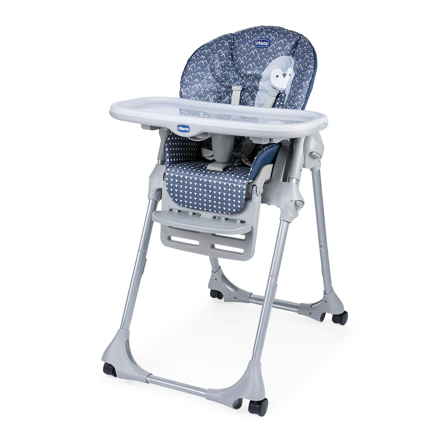 Chicco Polly Easy Seggiolone Pappa Evolutivo, Blu