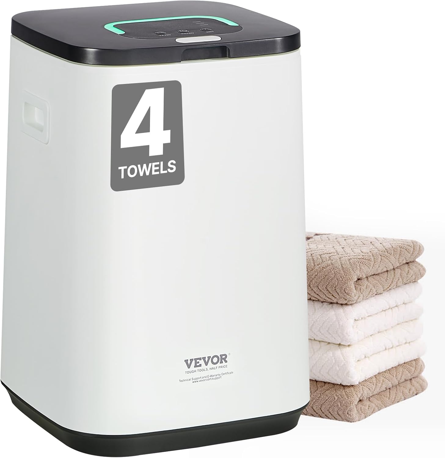 VEVOR 20L Scaldasalviette Secchio con Schermo LED, Bianco - immagine 1