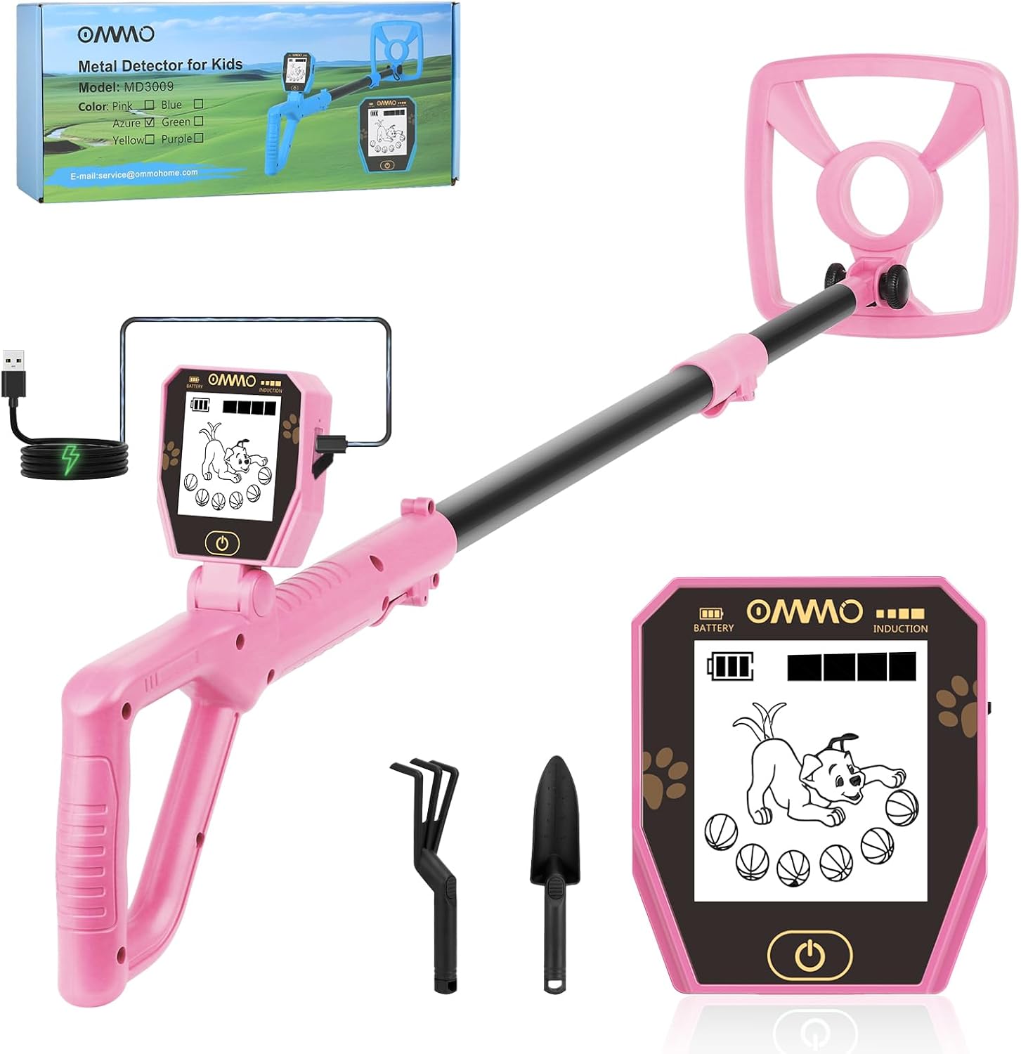 Ommo Metal Detector Bambini USB Ricaricabile