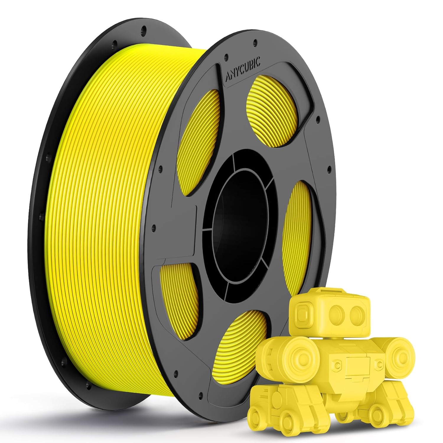 Anycubic Filamento PLA 1.75 mm per Stampante 3D, Giallo - immagine 1