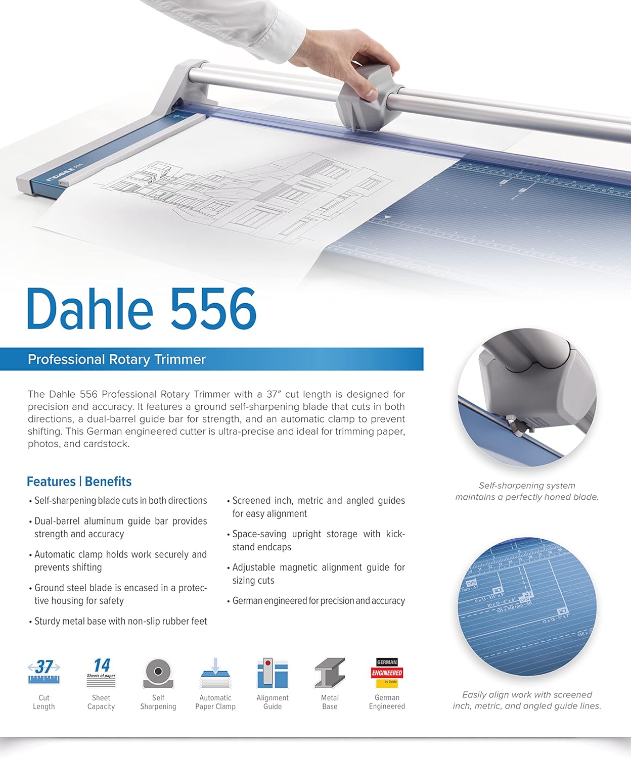 Dahle - Tagliacarte a rullo Bis A1 - immagine 6