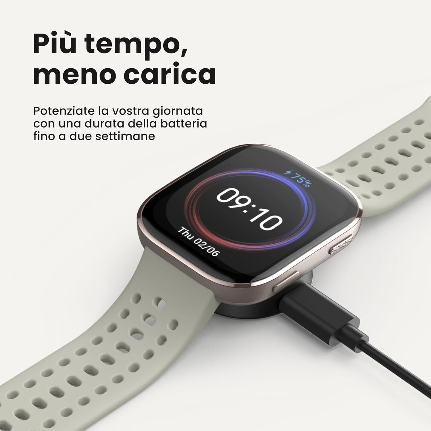 Amazfit Bip 6 Smartwatch 46mm AMOLED, Nero - immagine 3