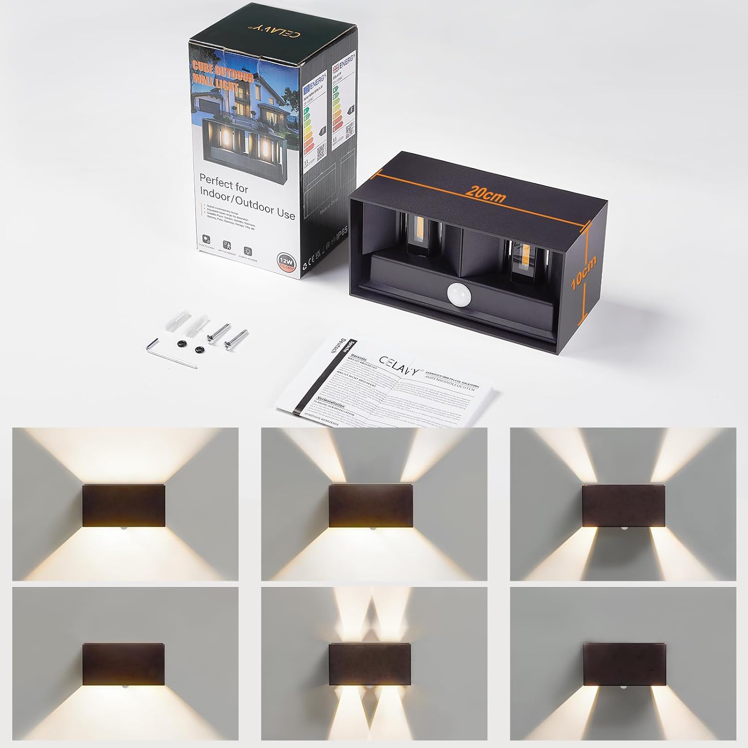 Celavy Lampada LED da Esterni con Sensore di Movimento - immagine 3