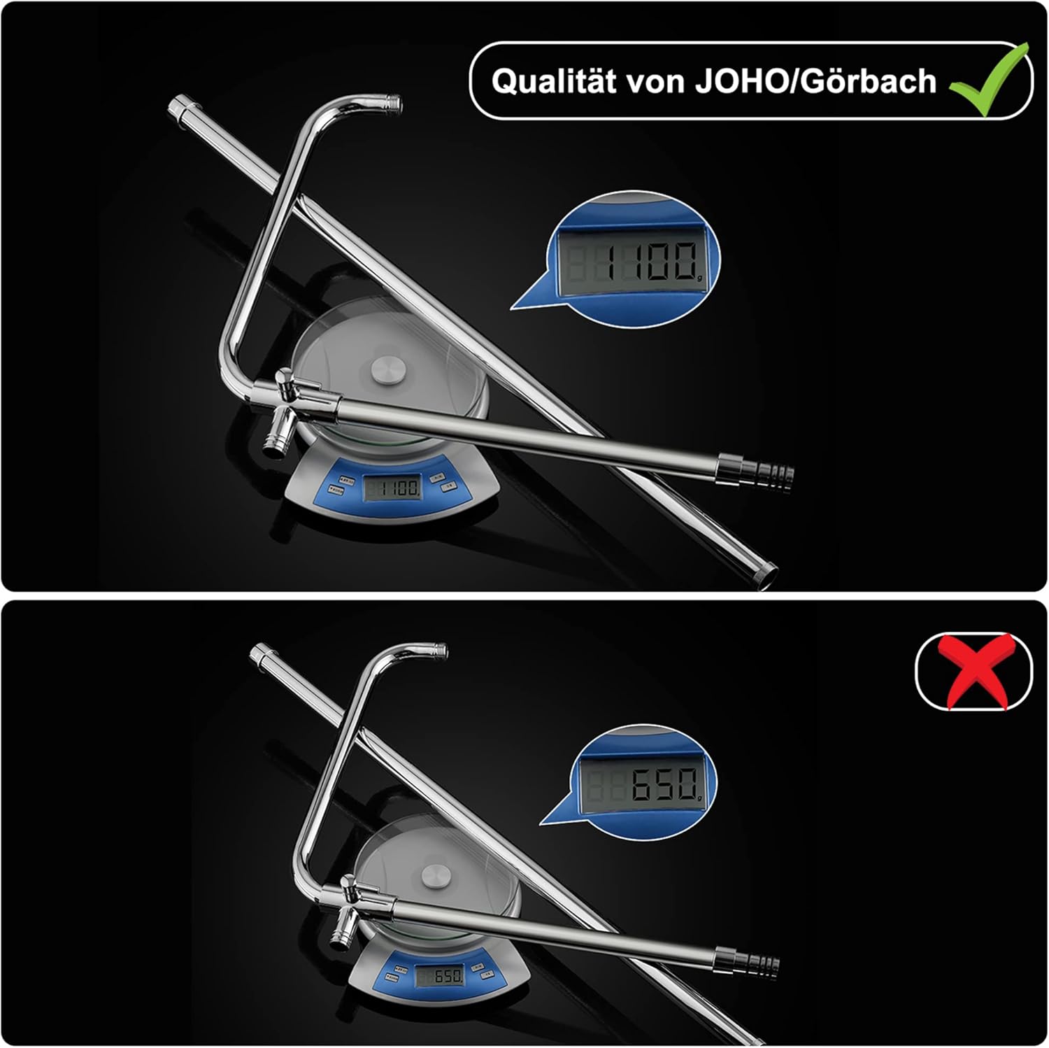 Görbach Colonna Doccia Idromassaggio con Soffione e Doccetta - immagine 4