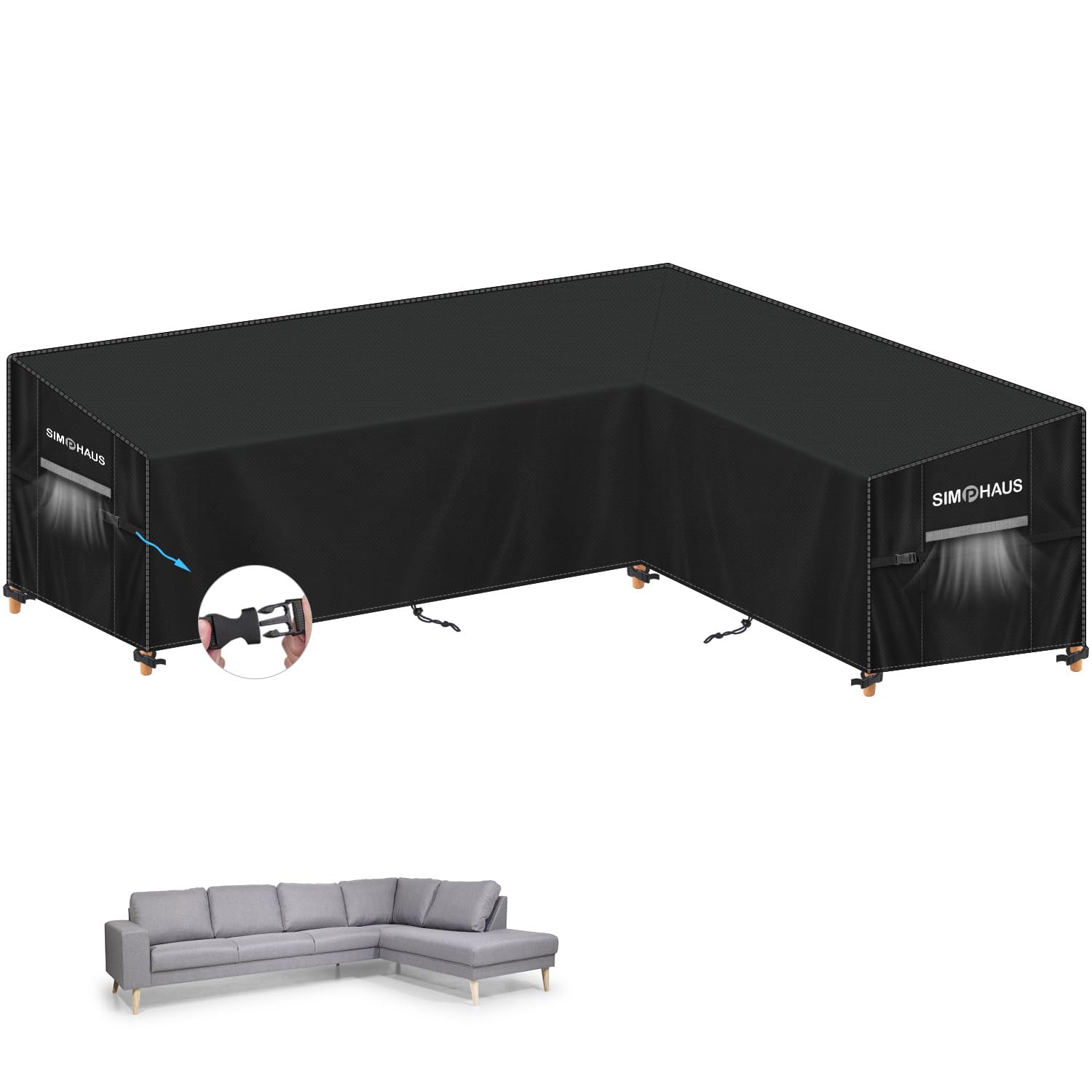 Simphaus Copertura Divano Esterno a L 420D