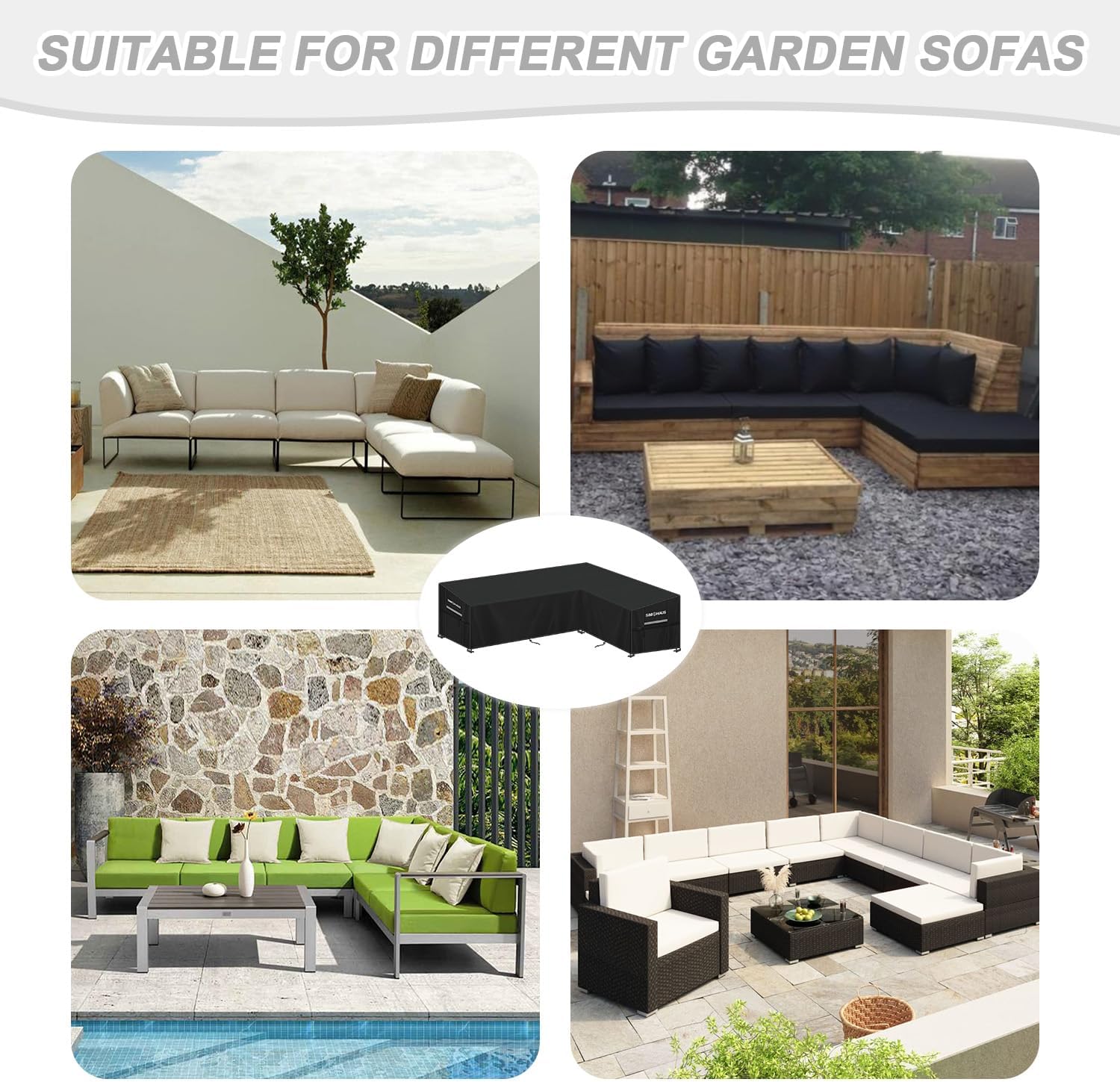 Simphaus Copertura Divano Esterno a L 420D - immagine 6