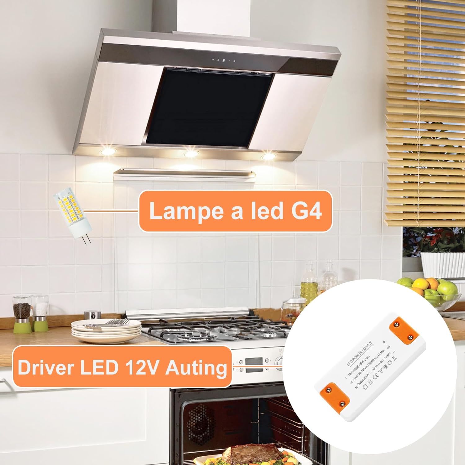 Alimentatore 24V 0.75A 18W per LED - immagine 7