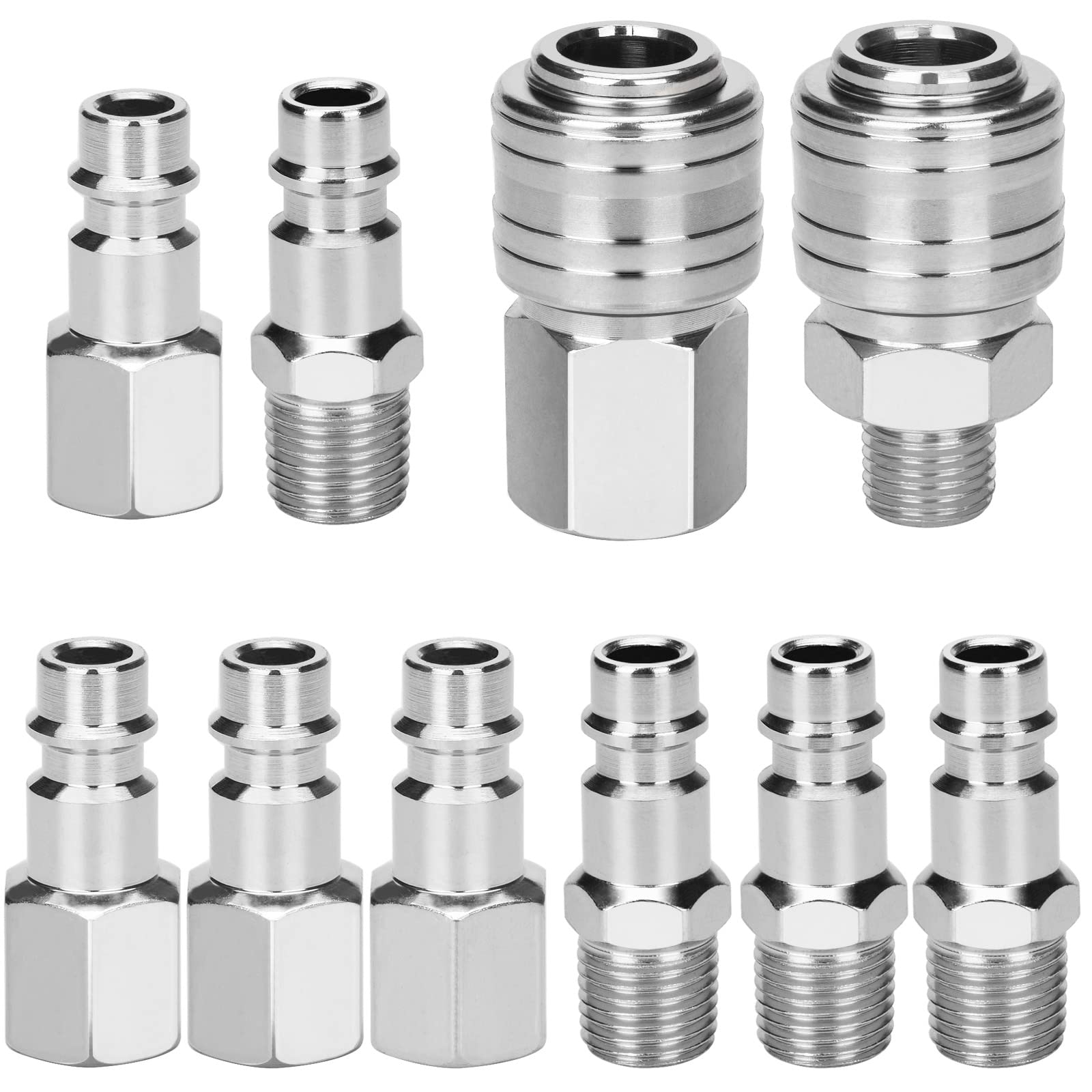 10 Pcs Attacchi Connettore Rapidi Europei 1/4" BSP