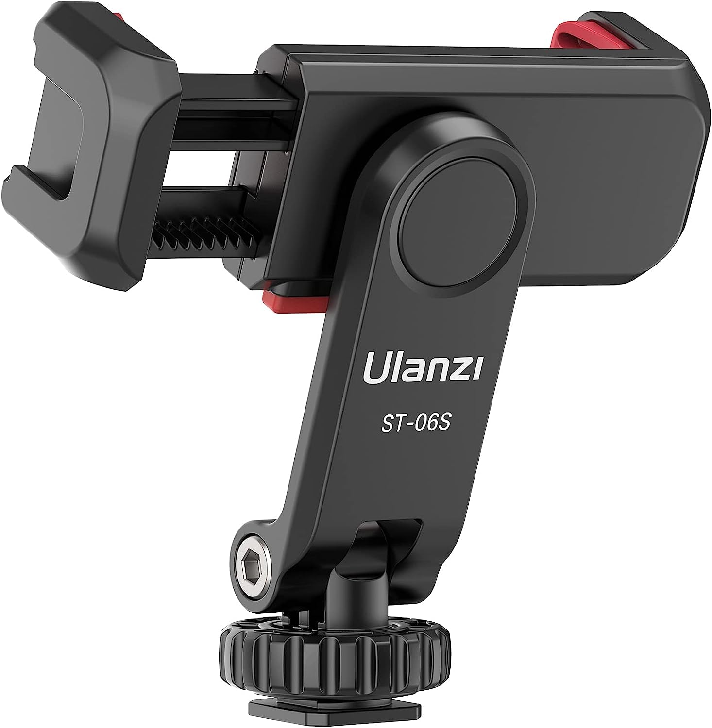 Ulanzi ST-06S - Adattatore Treppiede Smartphone con 2 Cold Shoe