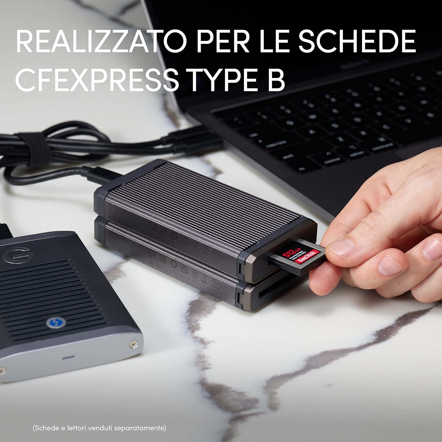 Sandisk Professional PRO-READER CFexpress, Nero - immagine 2