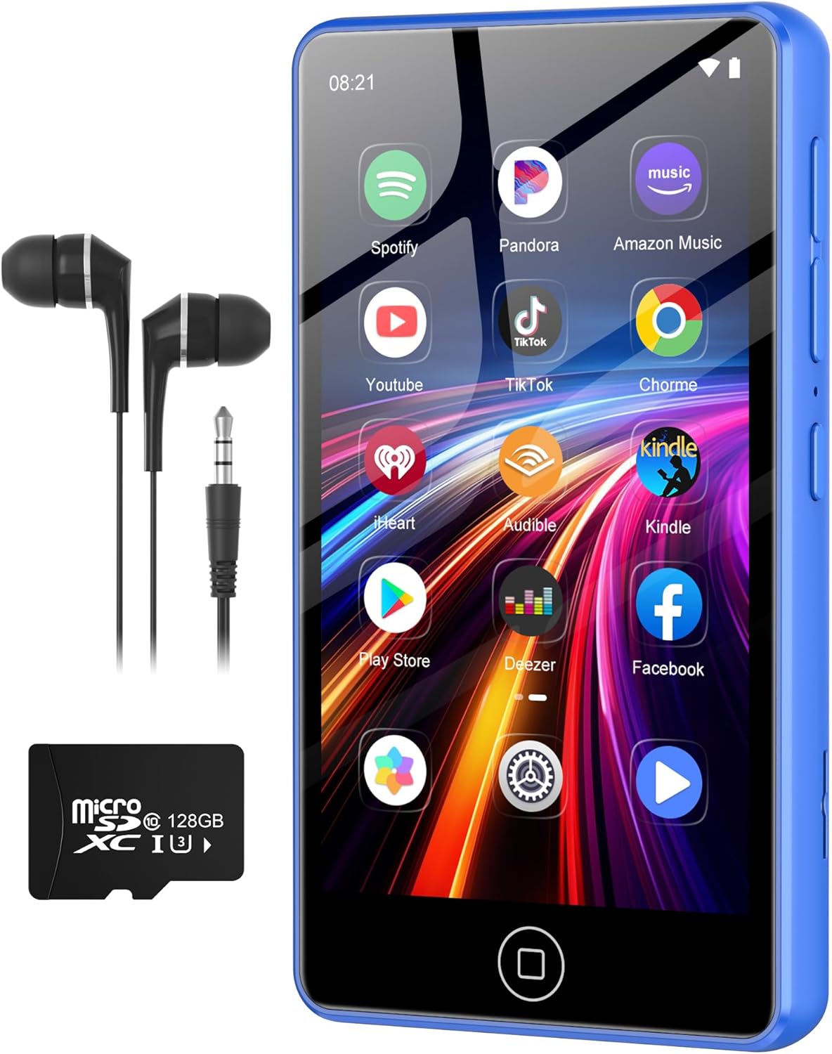 Lettore MP3 144GB con Wi-Fi e Bluetooth 4.02" Blu - immagine 1