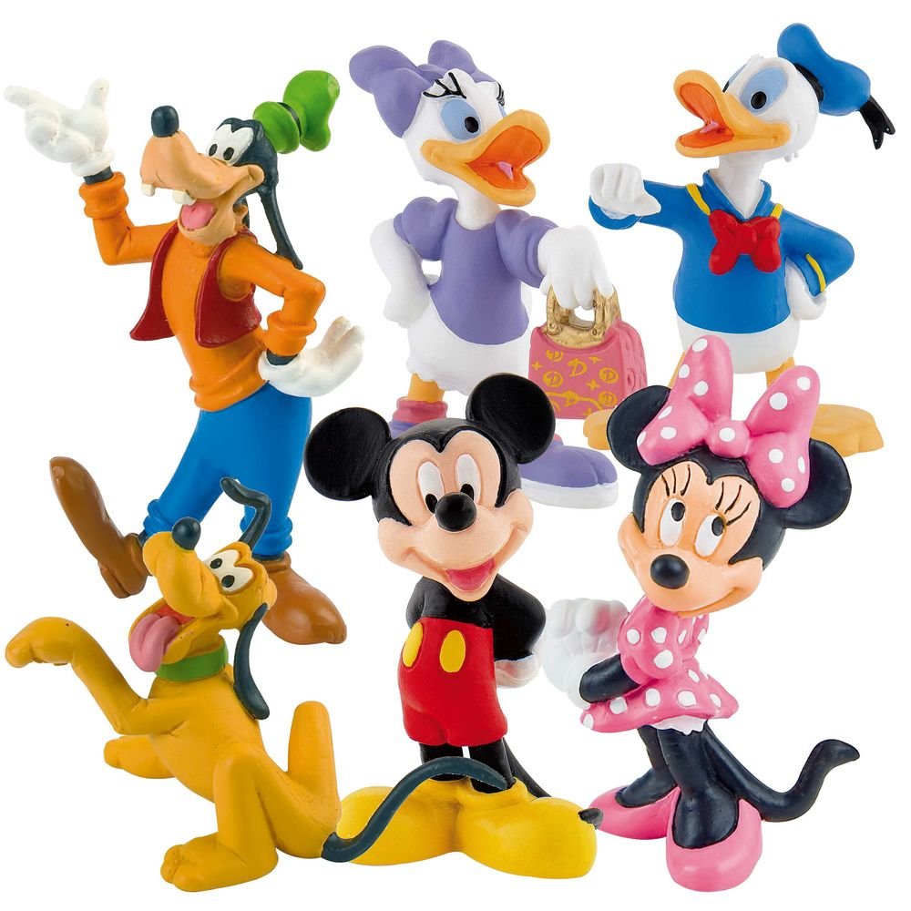Bullyland Disney Set 6 Personaggi Topolino e Amici