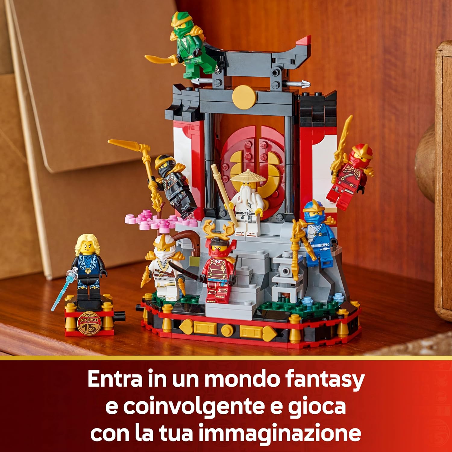 Lego NINJAGO Display Personaggi Ninja 15° Anniversario 71866 - immagine 6