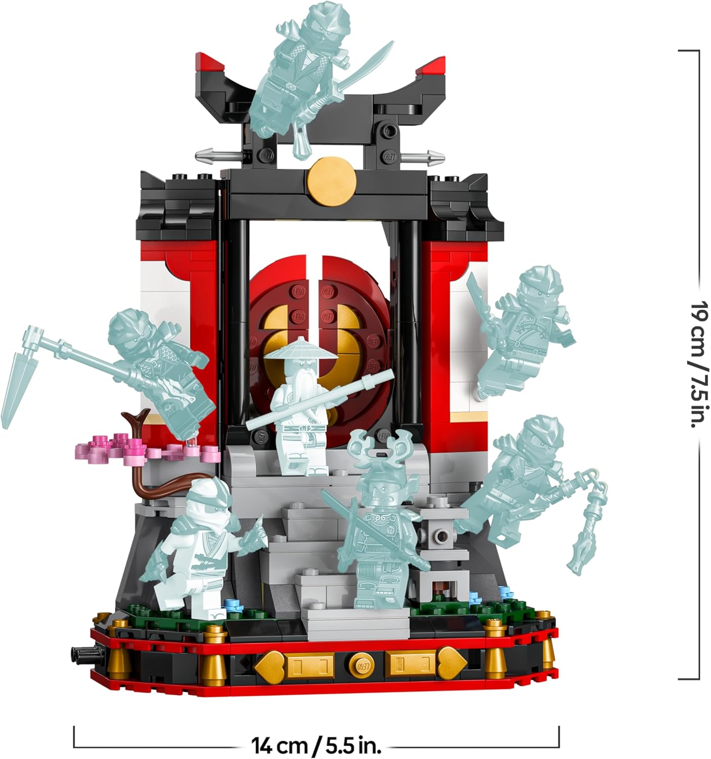 Lego NINJAGO Display Personaggi Ninja 15° Anniversario 71866 - immagine 8
