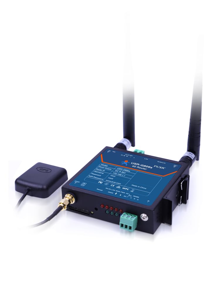 Pusr Router Industriale 4G LTE con GPS e WiFi