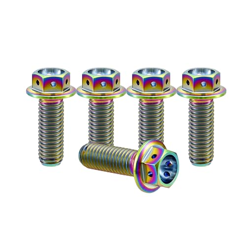 RISON Bulloni Titanio Flangiati M10x1.25x25mm