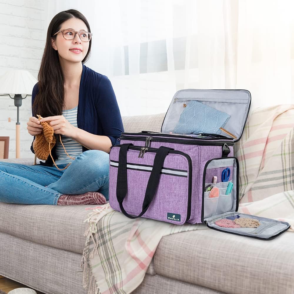 PAVILIA Borsa Organizer per Maglieria e Uncinetto - immagine 6