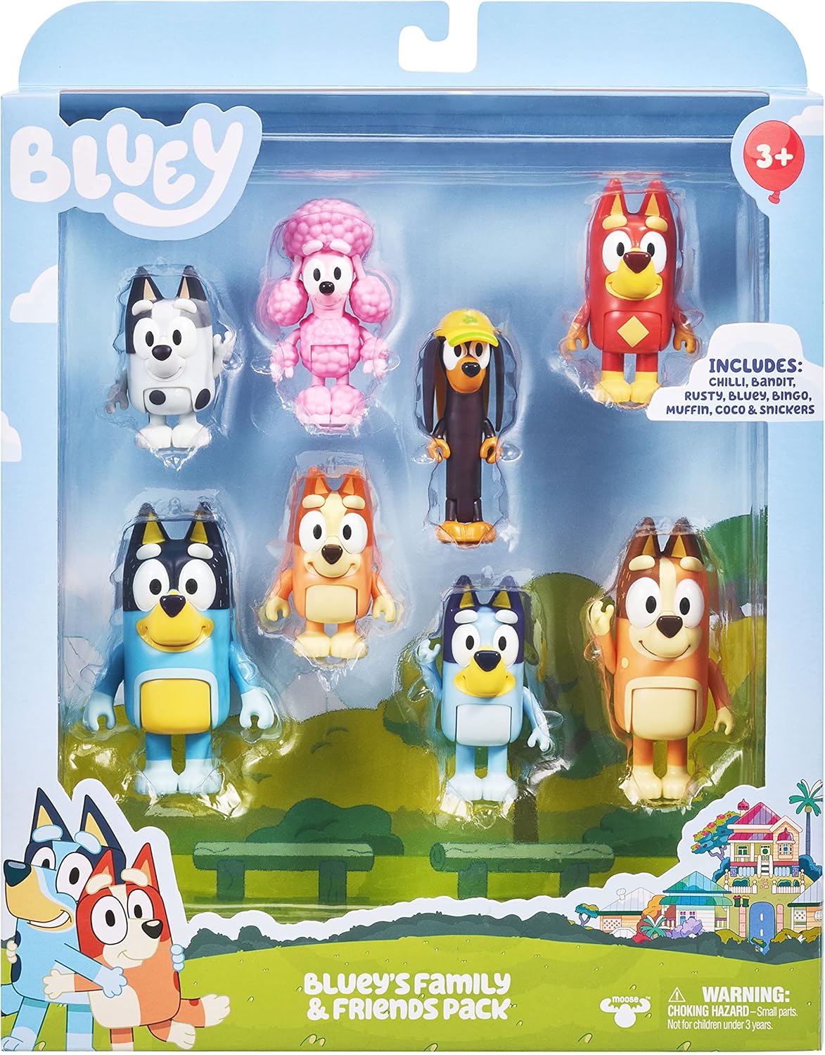Bluey 90128 Confezione da 8 figure - immagine 2