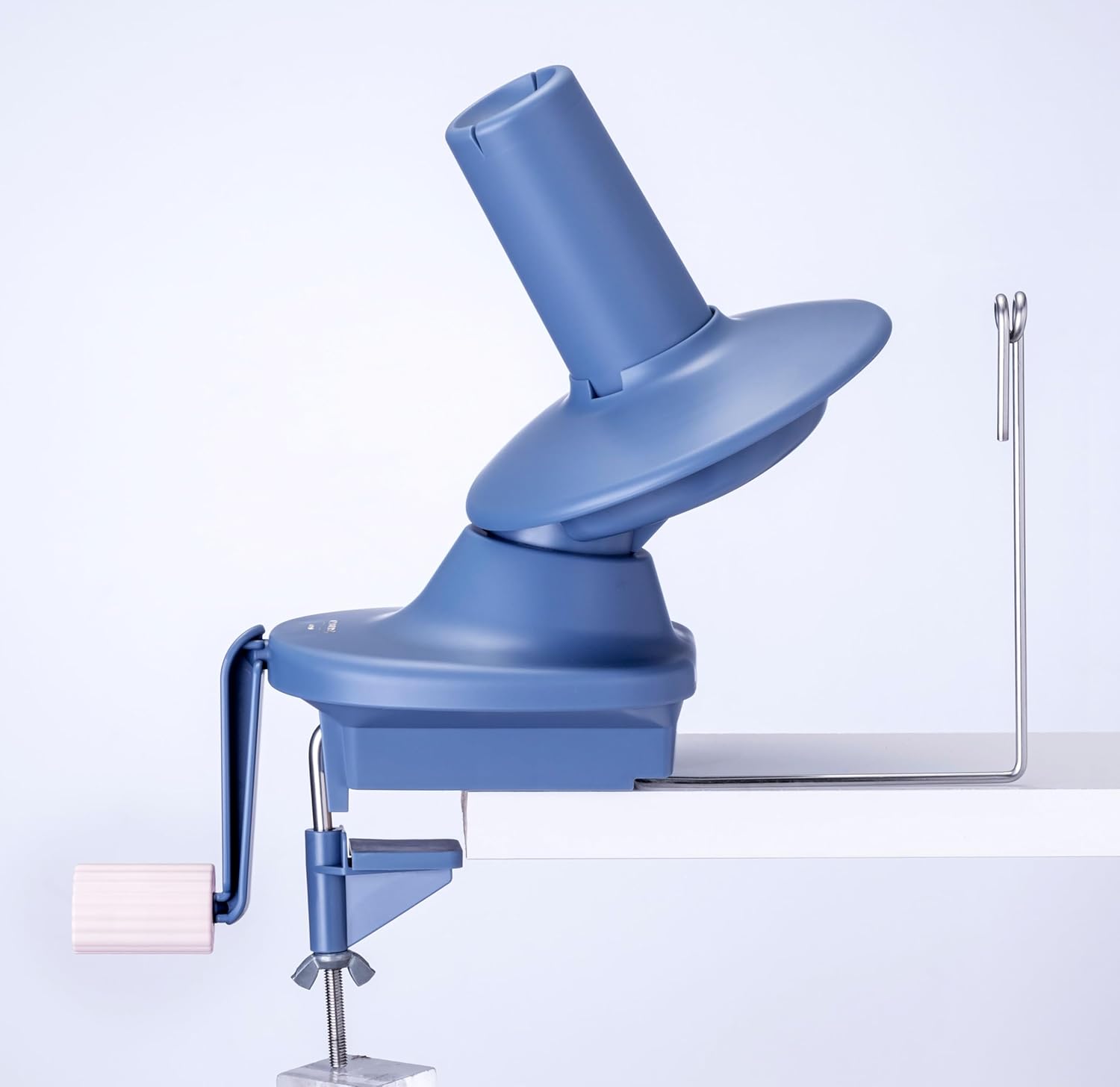 Clover Yarn Ball Winder Avvolgitore Filato, Blu - immagine 3