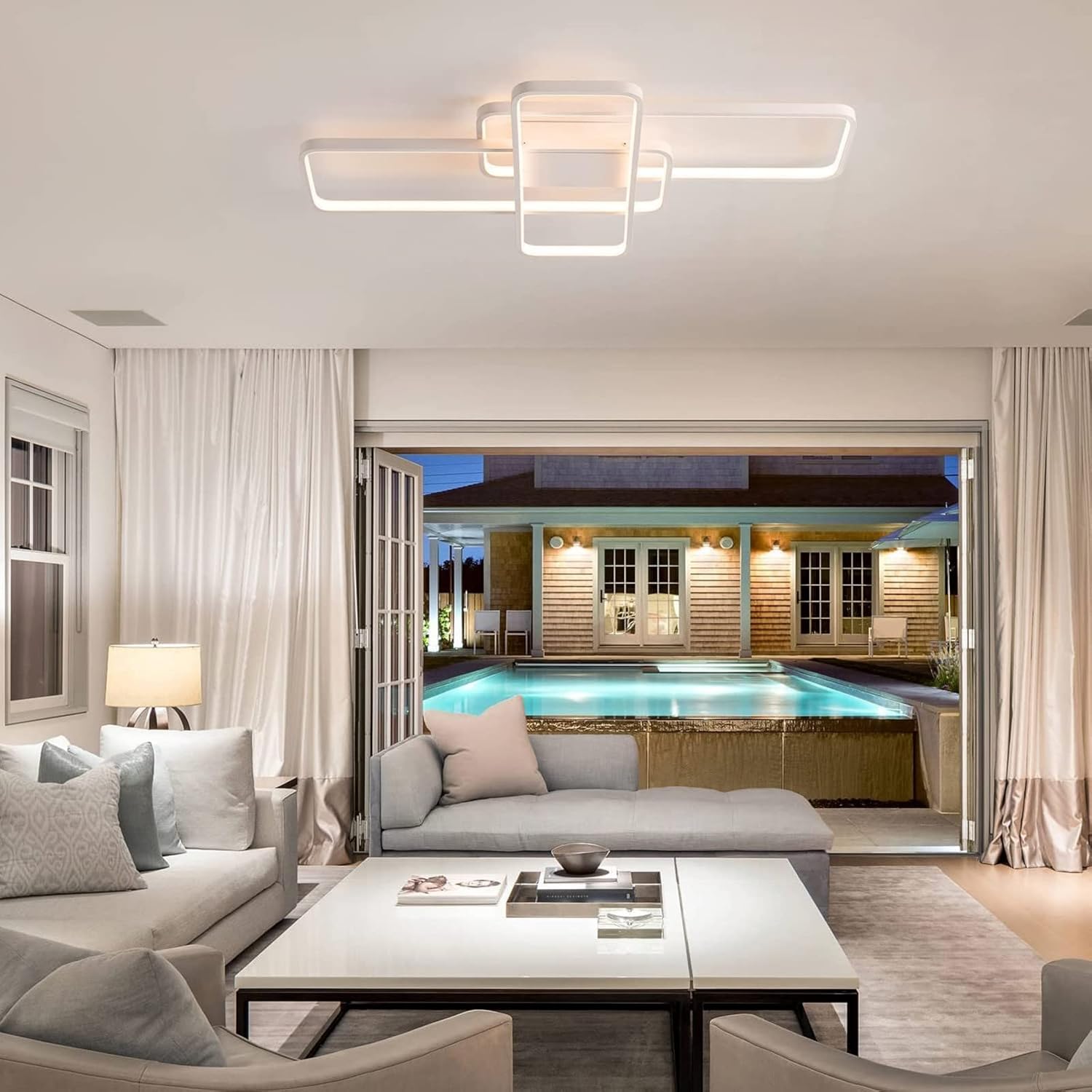 Deevin Plafoniera LED Soffitto 59W Dimmerabile - immagine 2