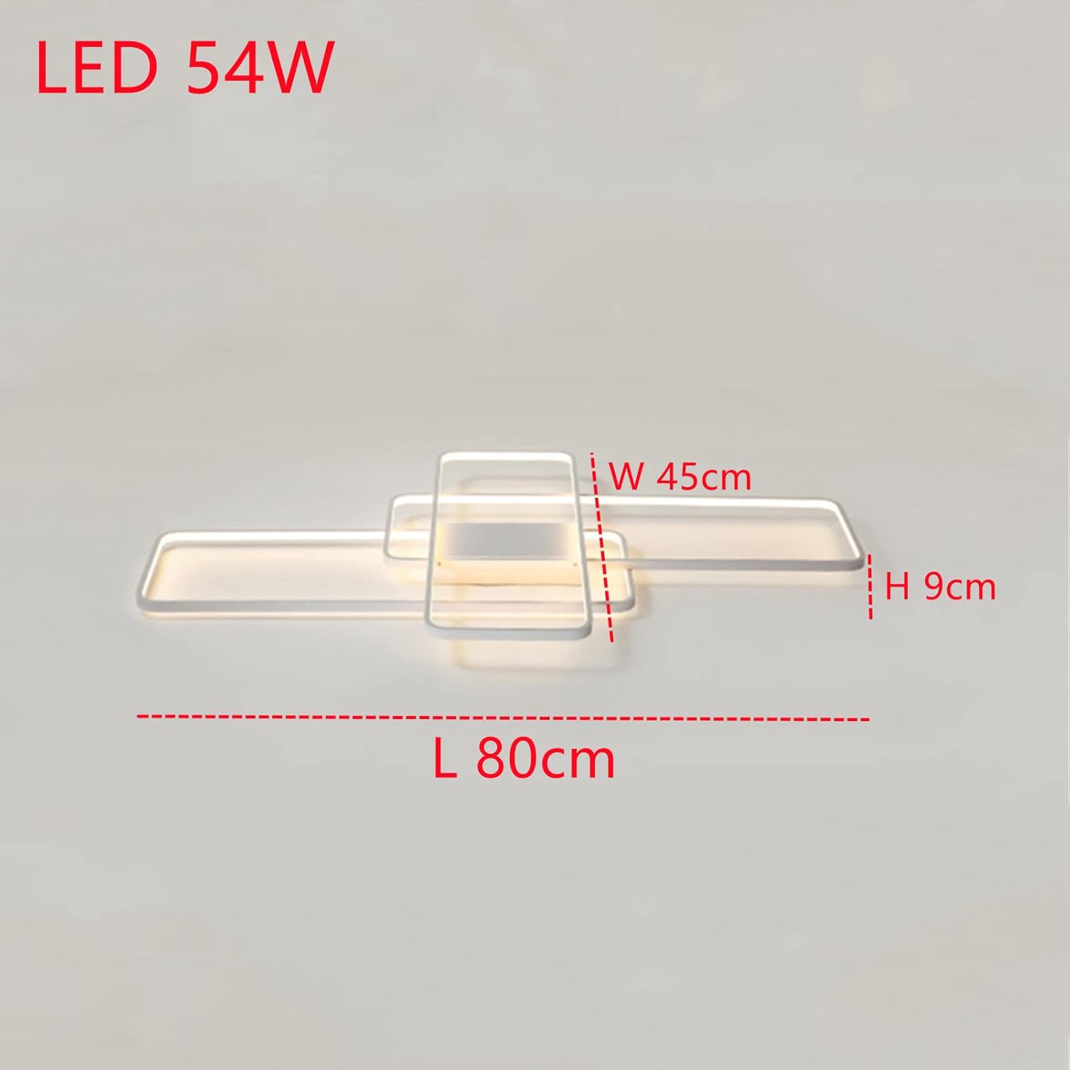 Deevin Plafoniera LED Soffitto 59W Dimmerabile - immagine 5
