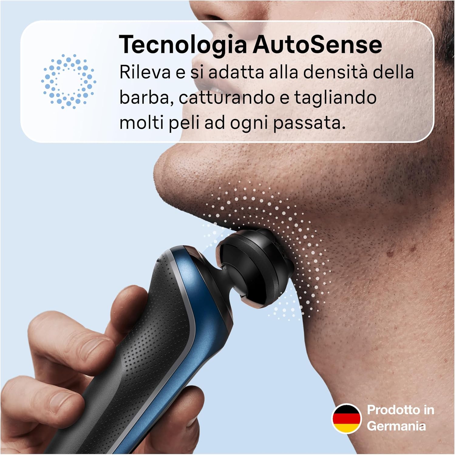 Braun Series 6 Rasoio Elettrico Barba, Regolabarba Uomo EasyClick, Base ...