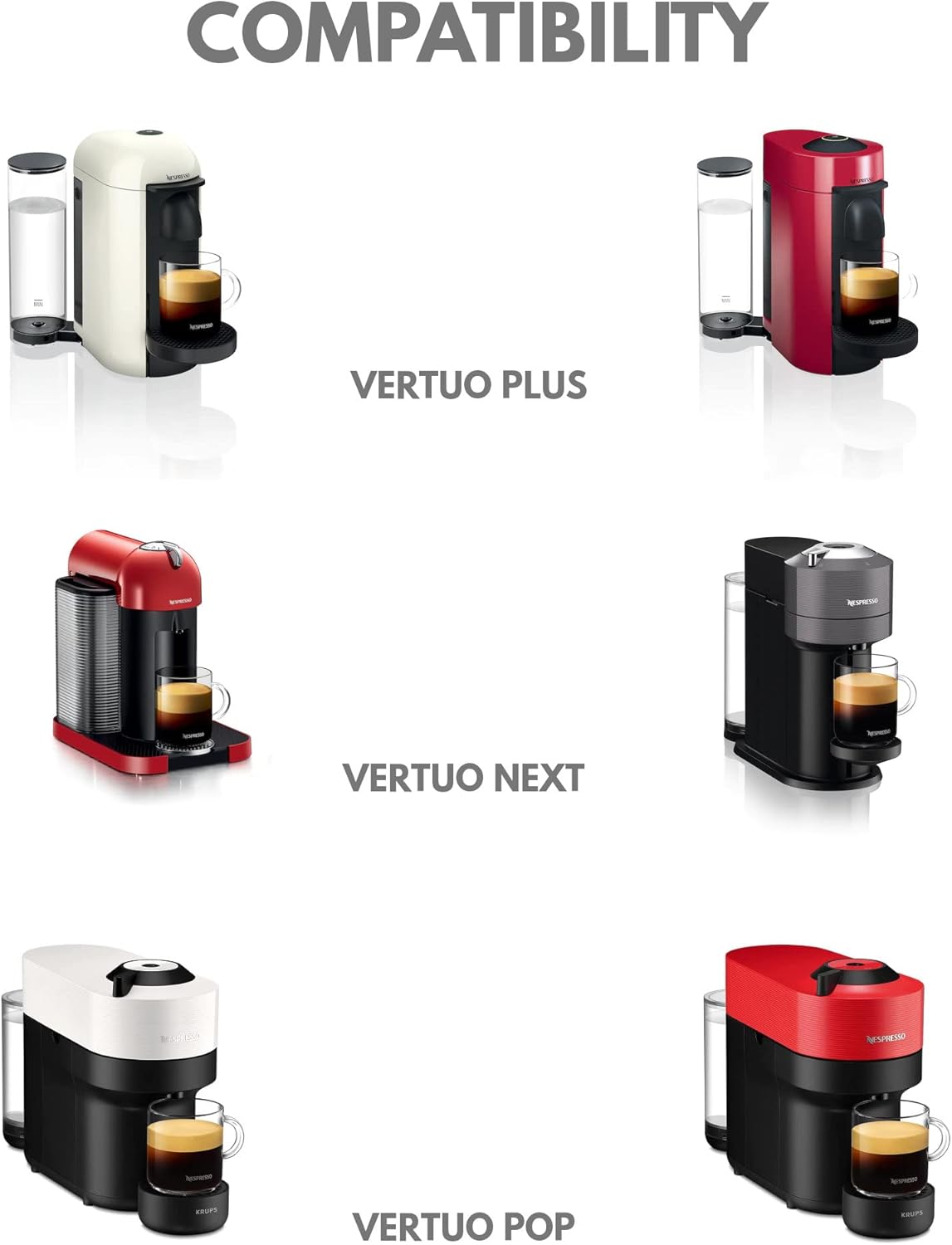 Madama Tappo Riutilizzabile per Capsule Nespresso Vertuo - 3 Pezzi - immagine 3