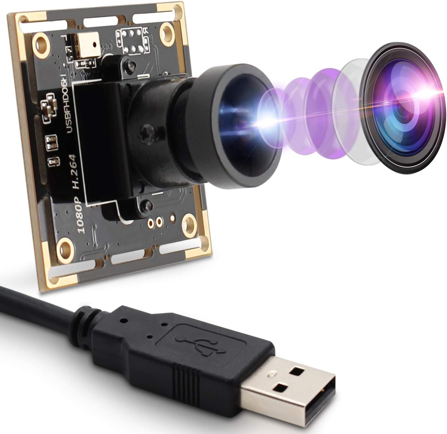 Svpro Modulo Fotocamera USB 1080P con Microfono - immagine 1