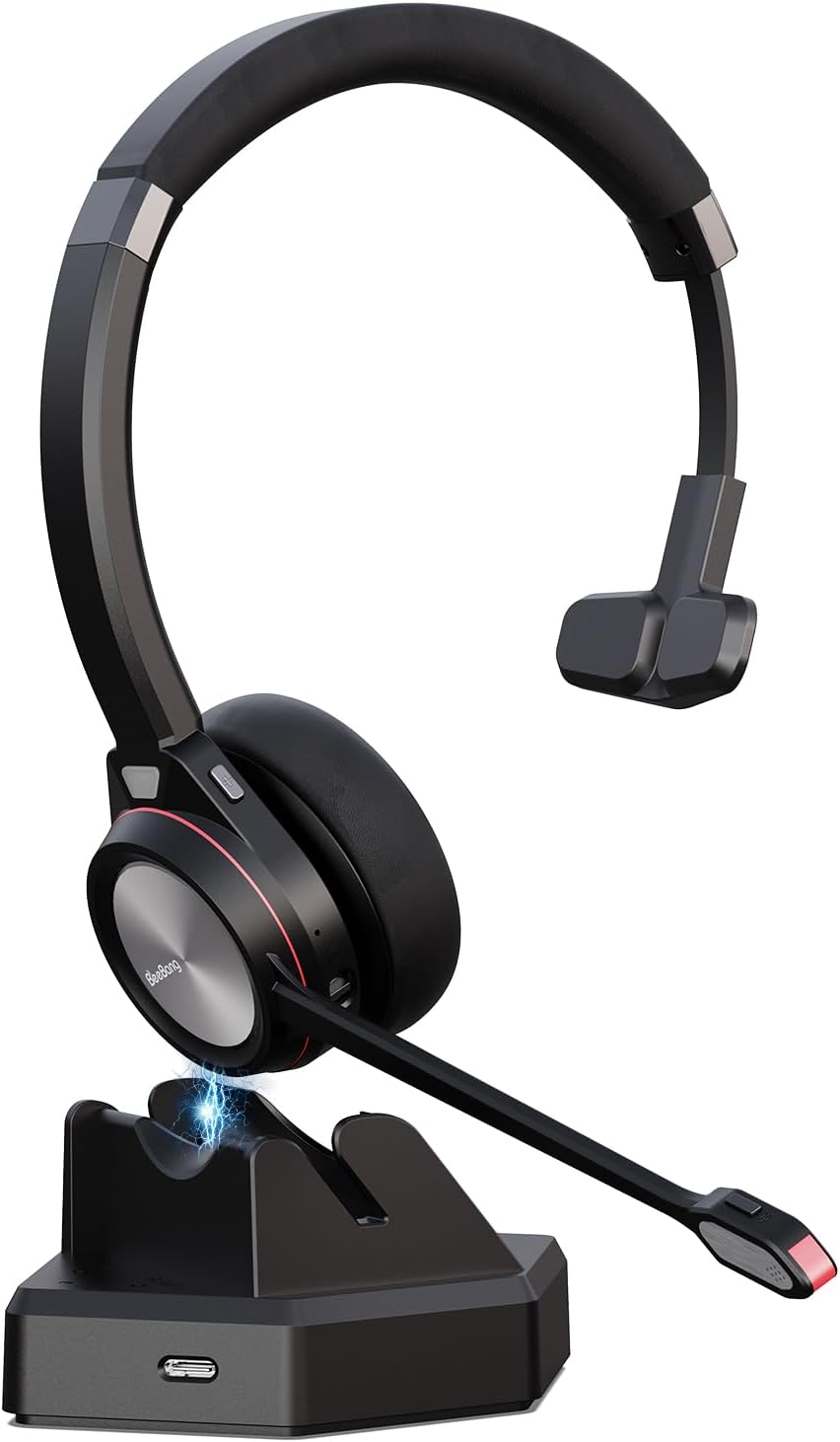 Beebang Cuffie Wireless Mono Bluetooth 5.2 con Microfono - immagine 1