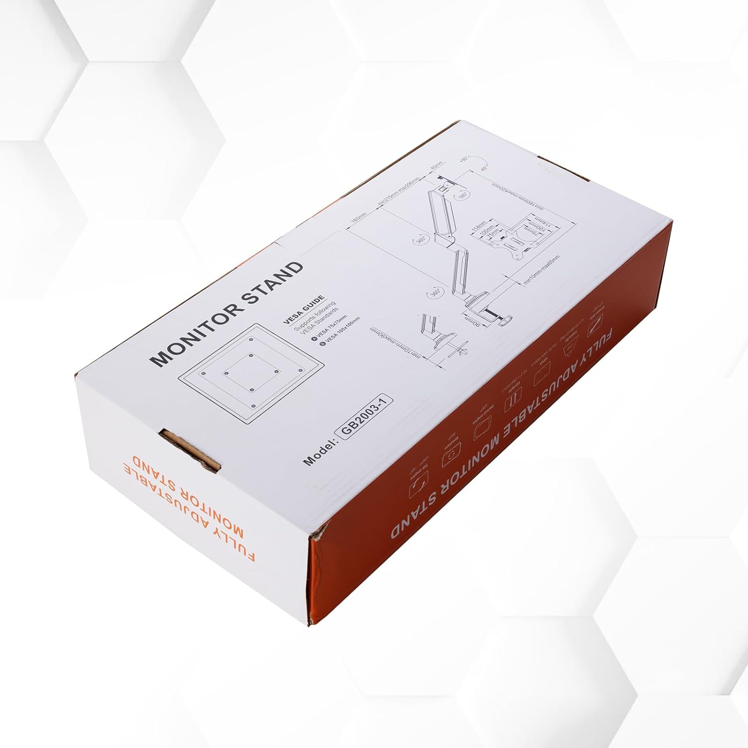 Grifema GB2003-1 Supporto Monitor a Molla a Gas, Nero - immagine 9