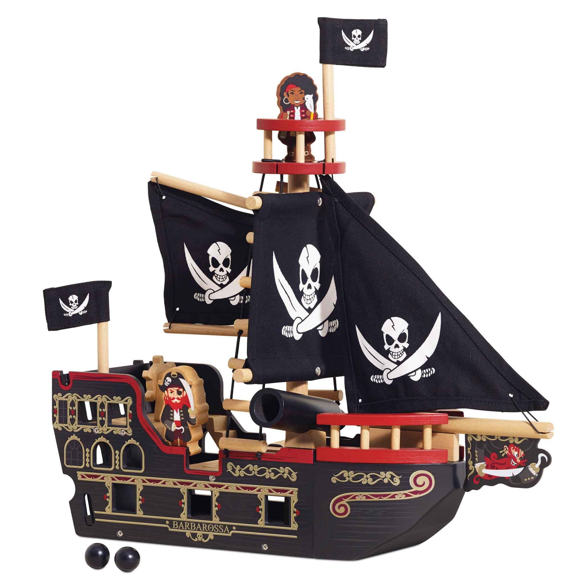 Le Toy Van TV246 - Galeone Pirati in Legno 3 Anni