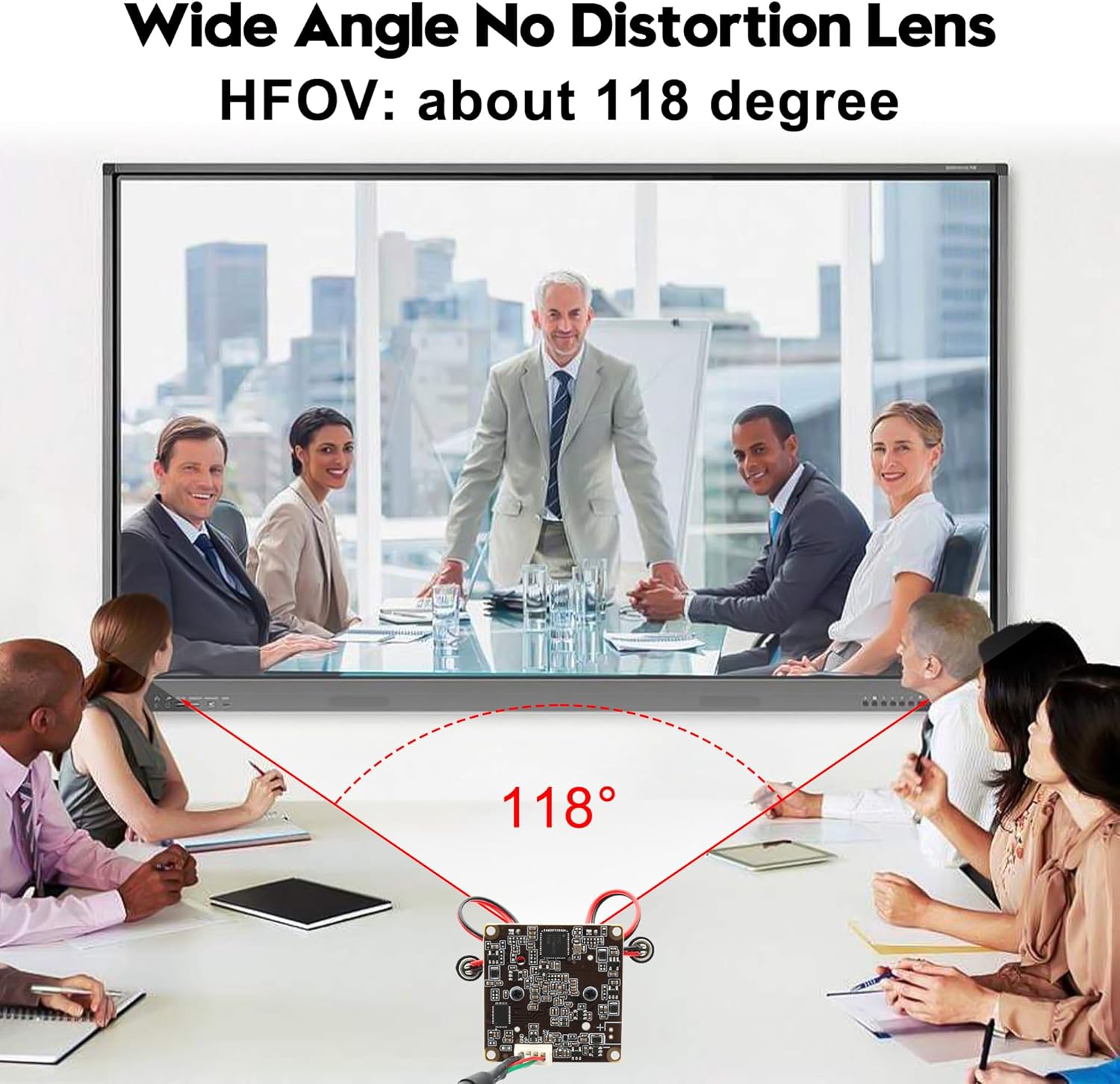 Elp Telecamera USB 5 MP Dual Microfono 120° - immagine 5