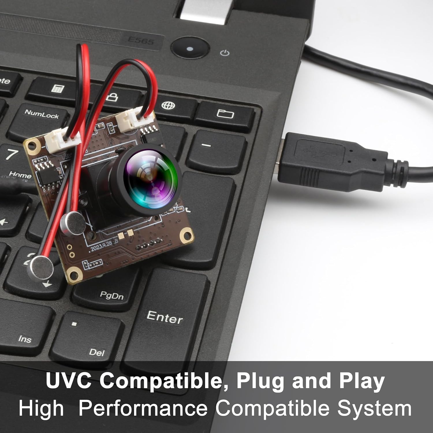 Elp Telecamera USB 5 MP Dual Microfono 120° - immagine 6