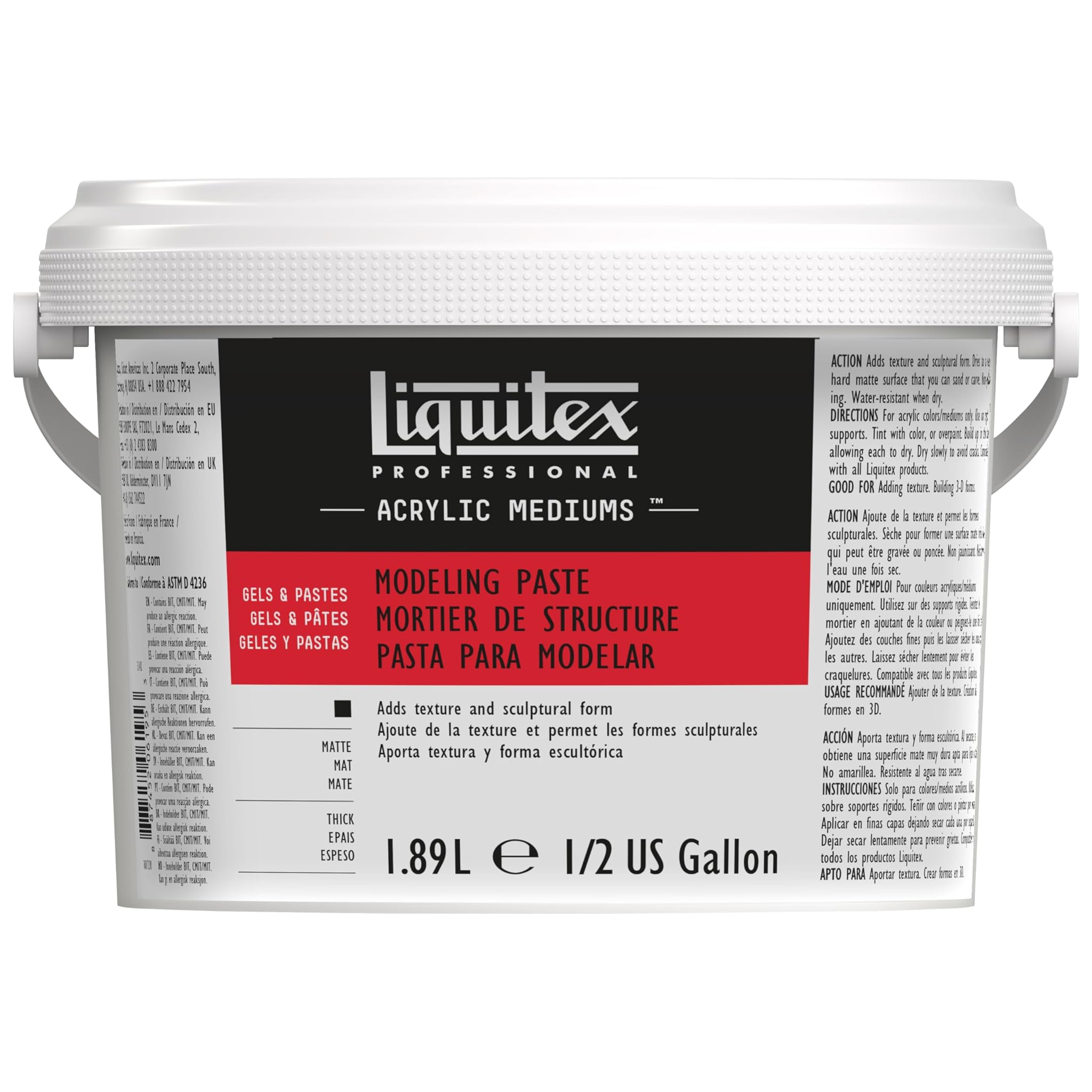 Liquitex Professional Pasta Modellabile per Acrilici 1,89L