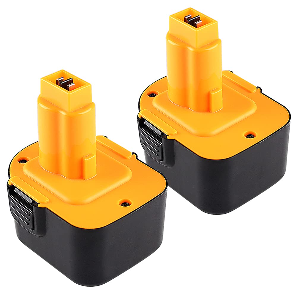 Powayup Batteria Sostitutiva per Dewalt 12V 3.6Ah (2 Pezzi)