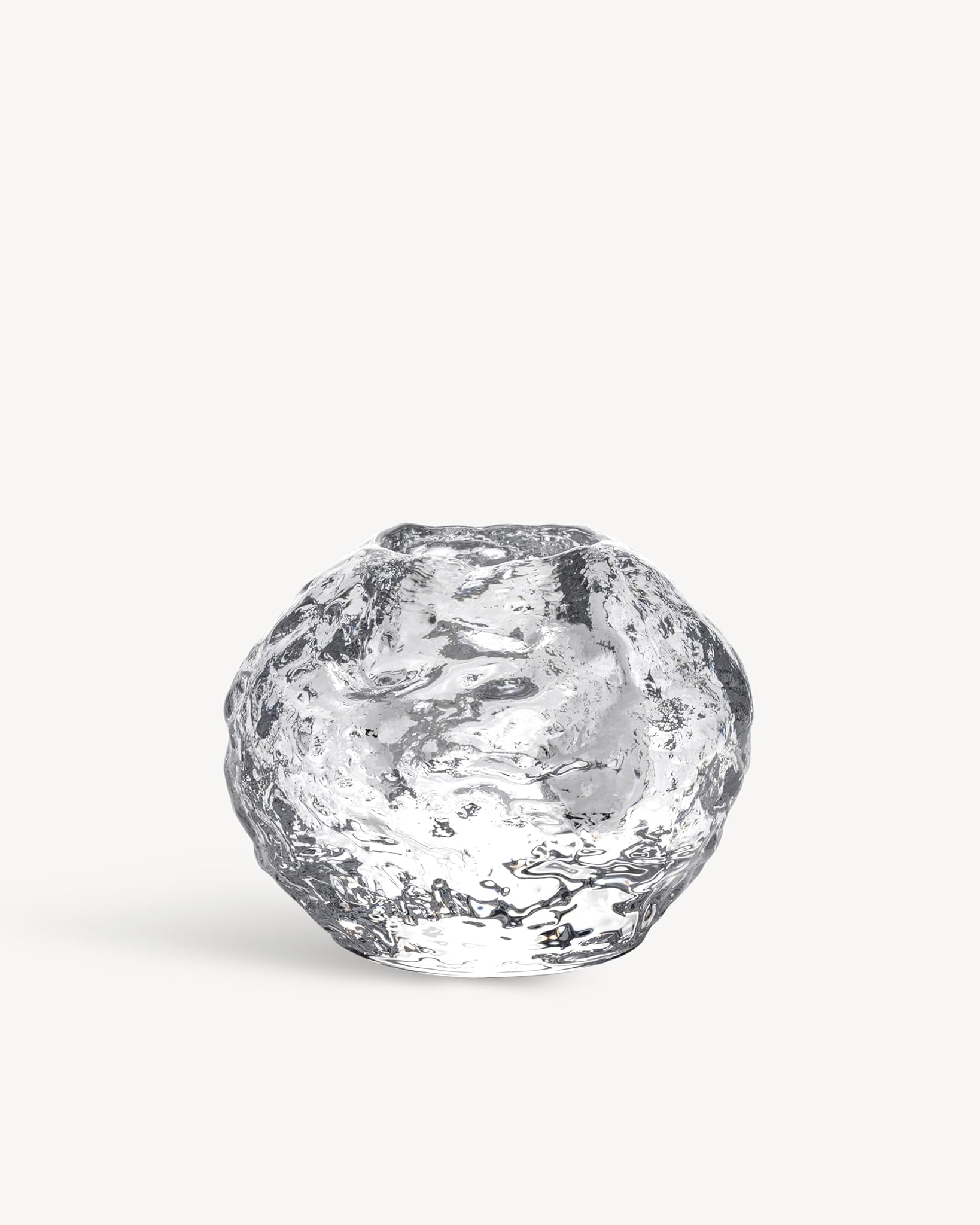 Kosta Boda Snowball Votive - Set 3 Pezzi, Trasparenti