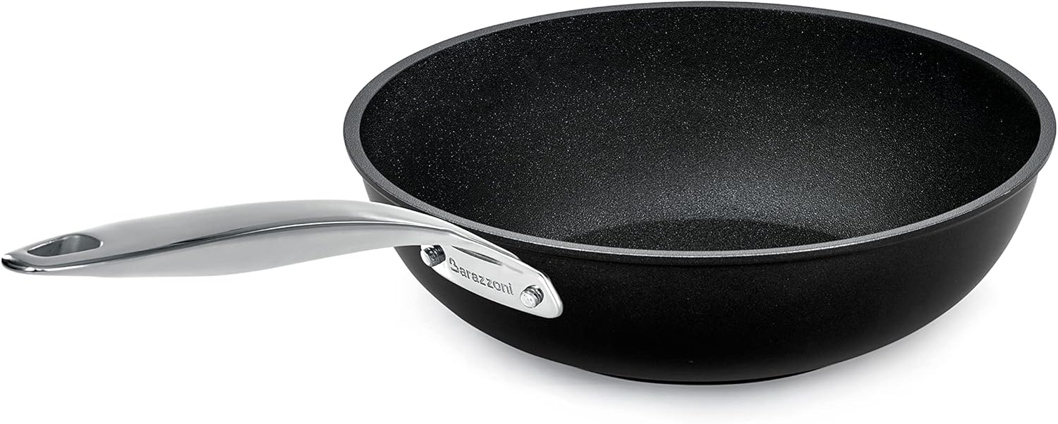 Barazzoni Black Titan Pro - Wok Ø28cm Induzione