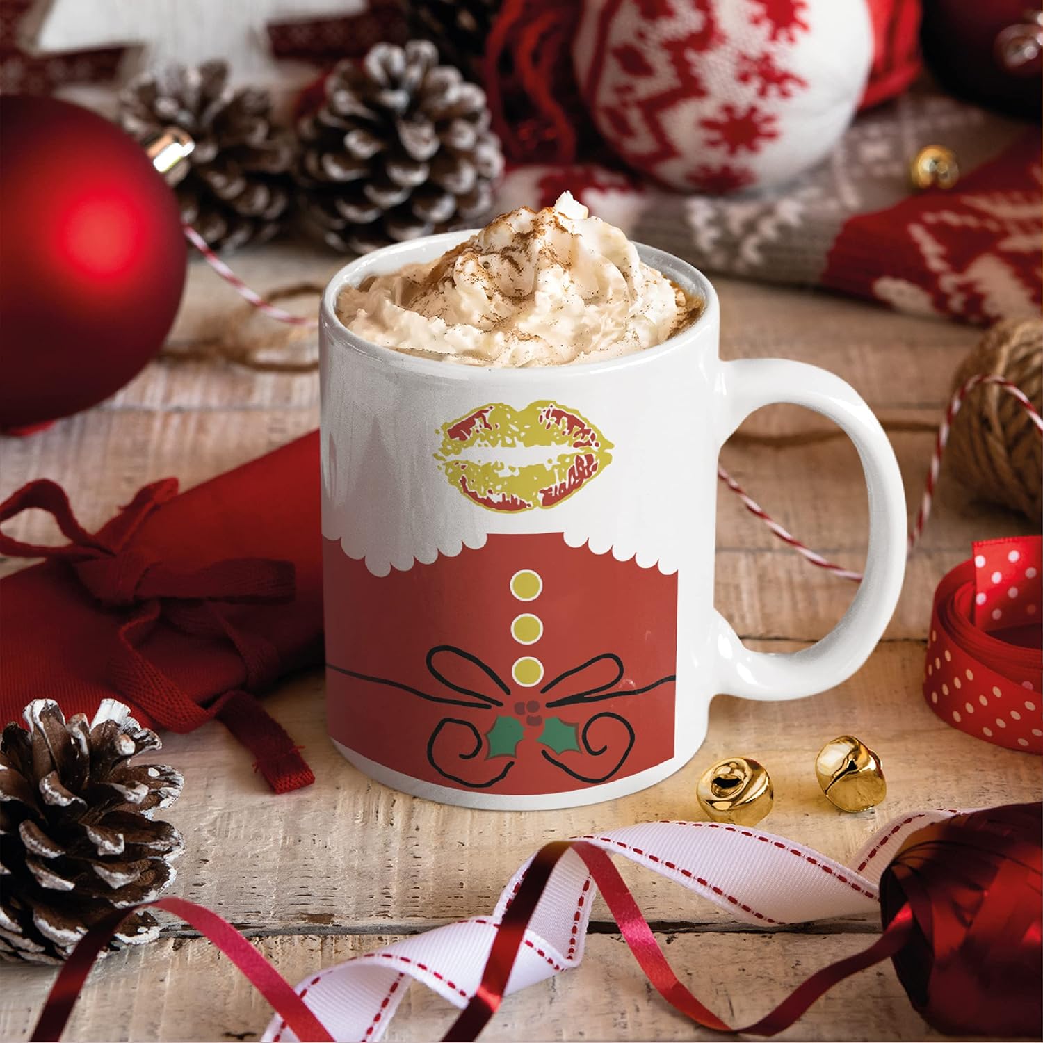 Tazze da Colazione in Ceramica - Set 2 Pezzi Natalizio - immagine 3