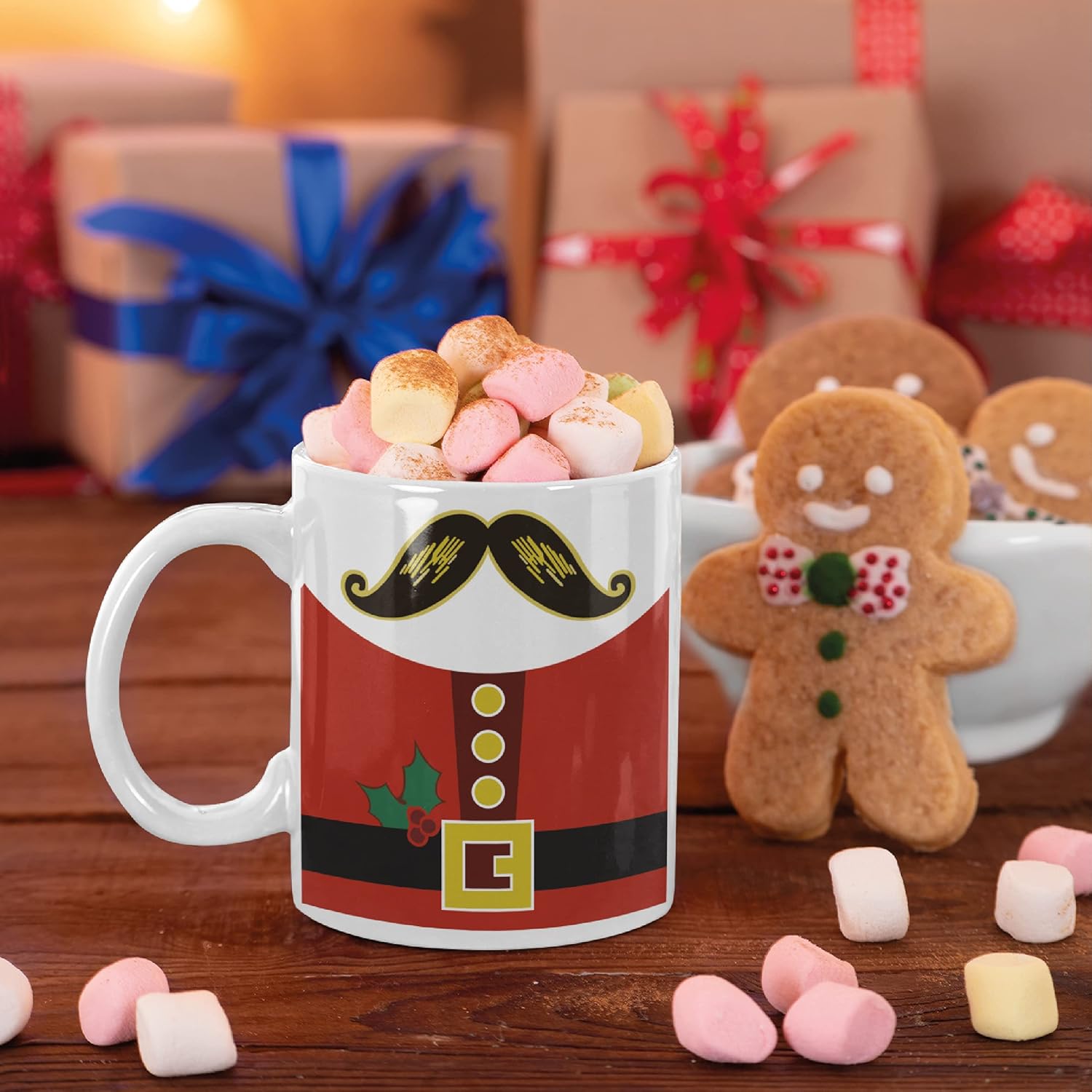 Tazze da Colazione in Ceramica - Set 2 Pezzi Natalizio - immagine 7