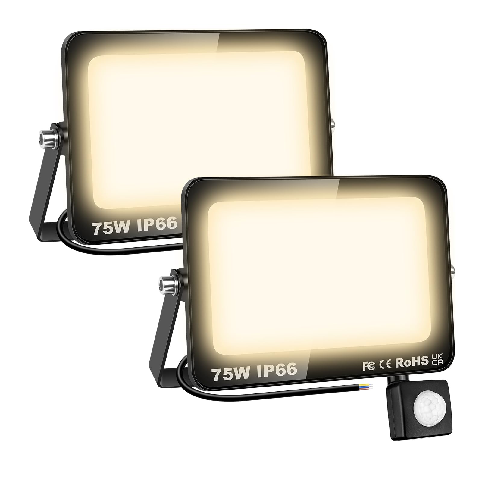 Skyworld Faretto Led da Esterno 75W 7500LM (2 Pcs)