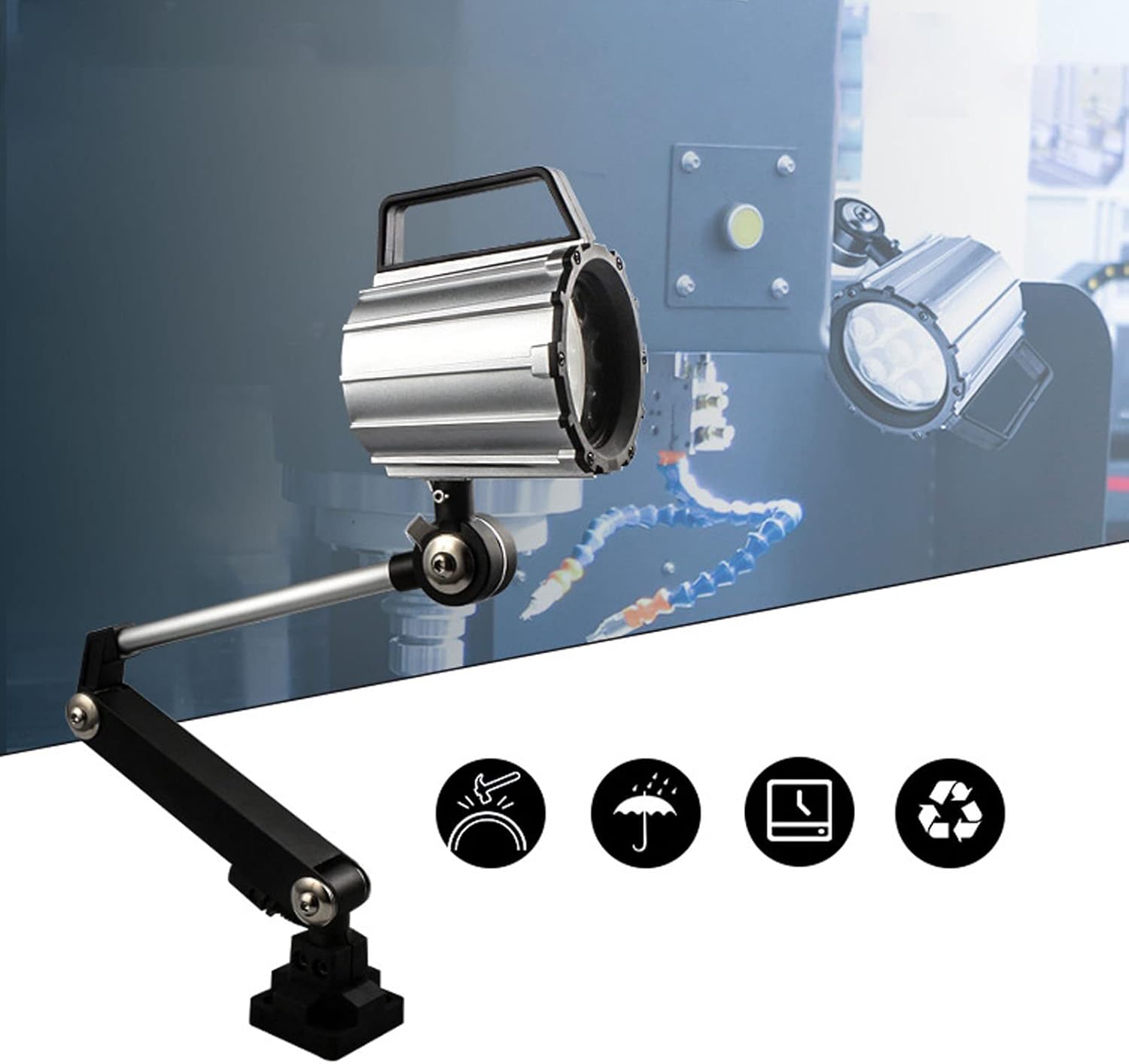 Luce da Lavoro a LED per Macchina 12W - immagine 2