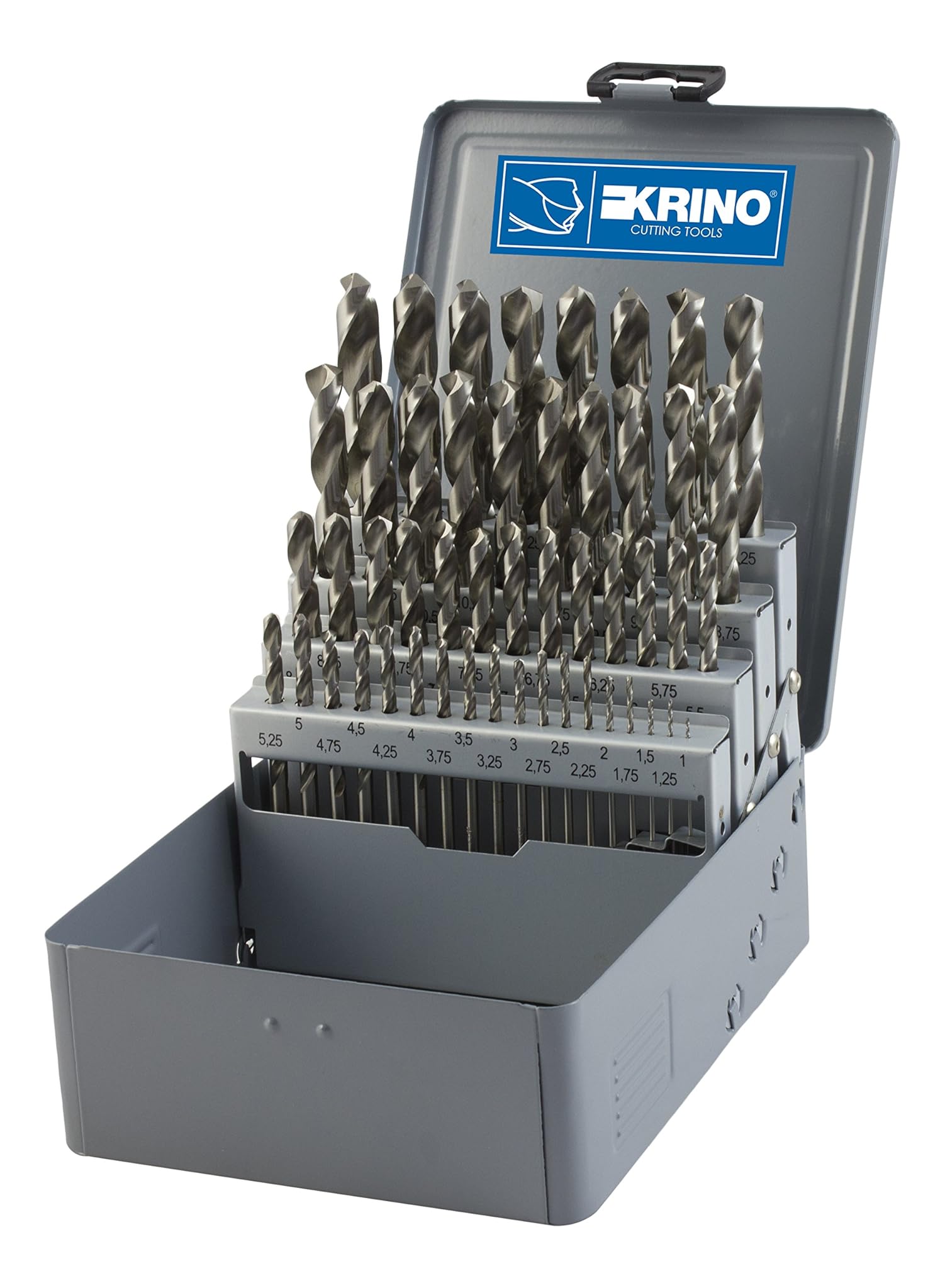 Krino 01360412 - Set Punte HSS-G Basic 49 Pezzi