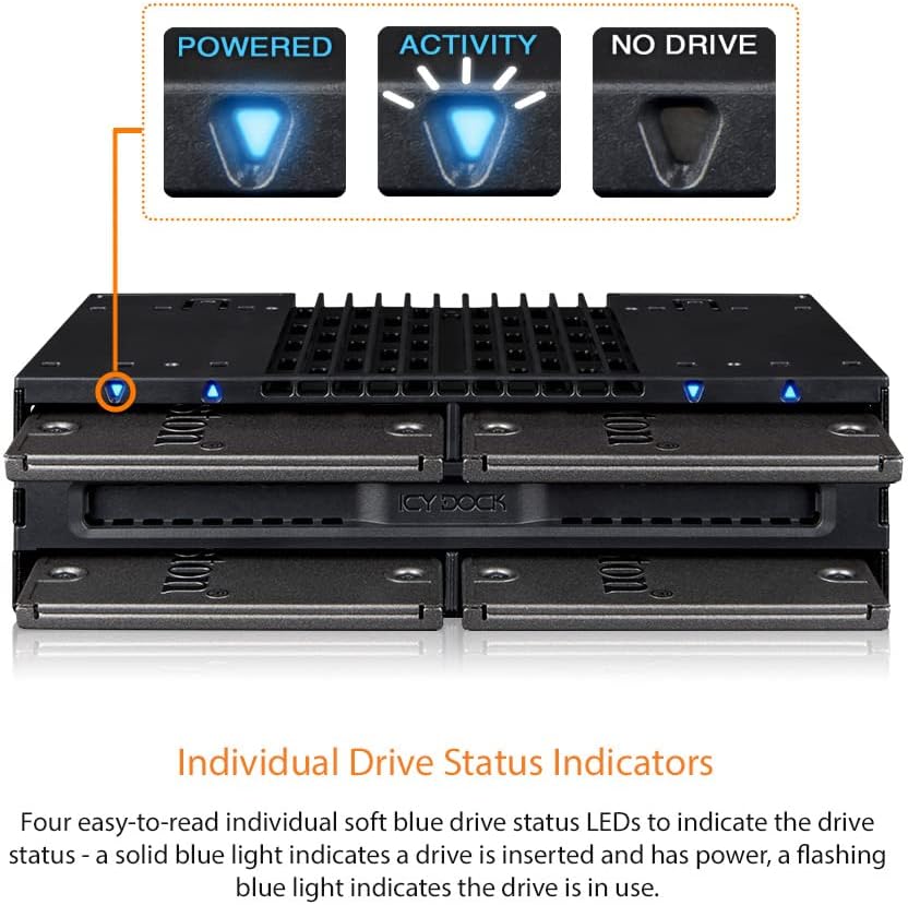 Icy Dock flexiDOCK MB024SP-B - Docking 4 HDD/SSD 2.5" - immagine 5