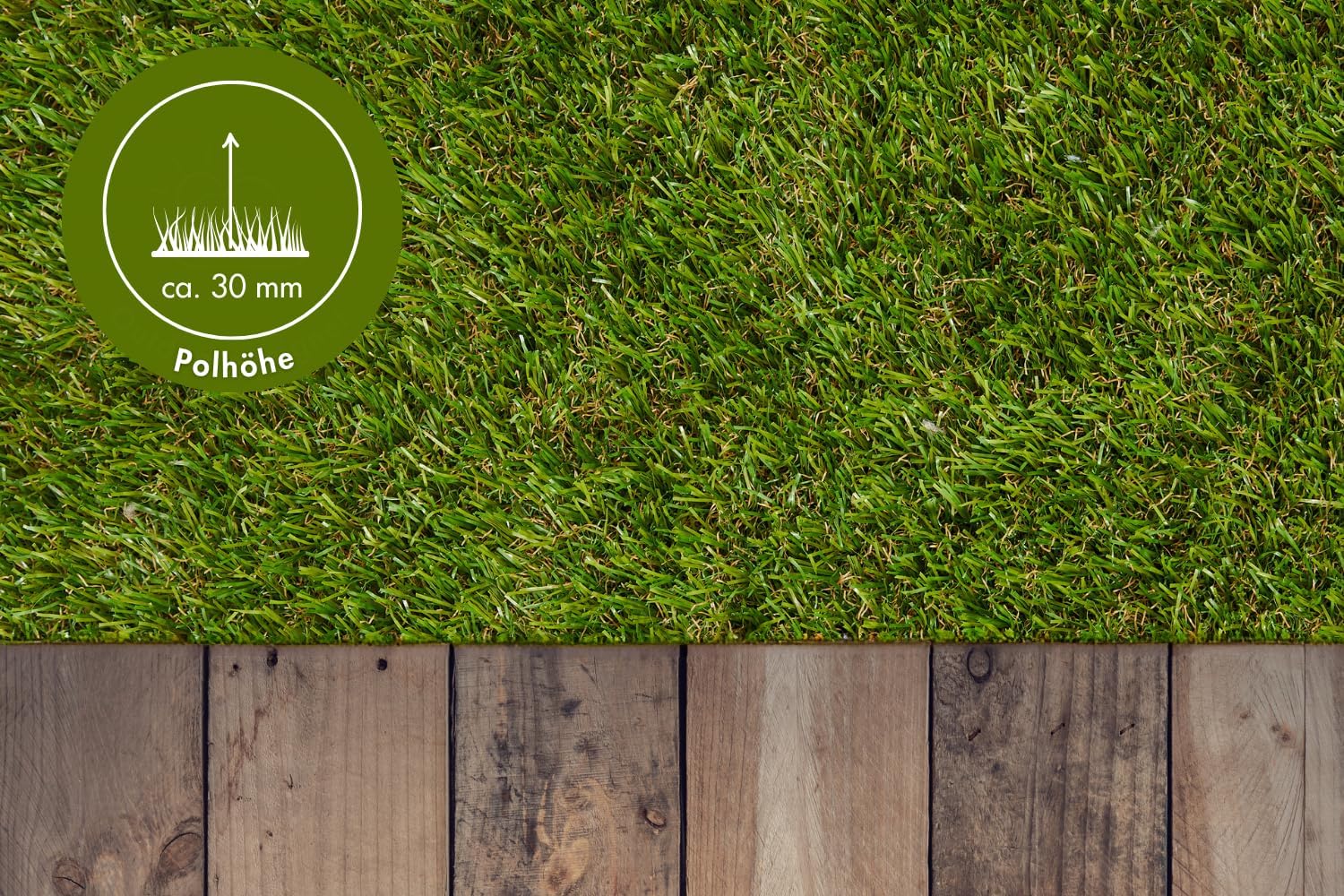 Andiamo Tappeto Erboso Artificiale Bali 133x300 cm, Verde - immagine 2