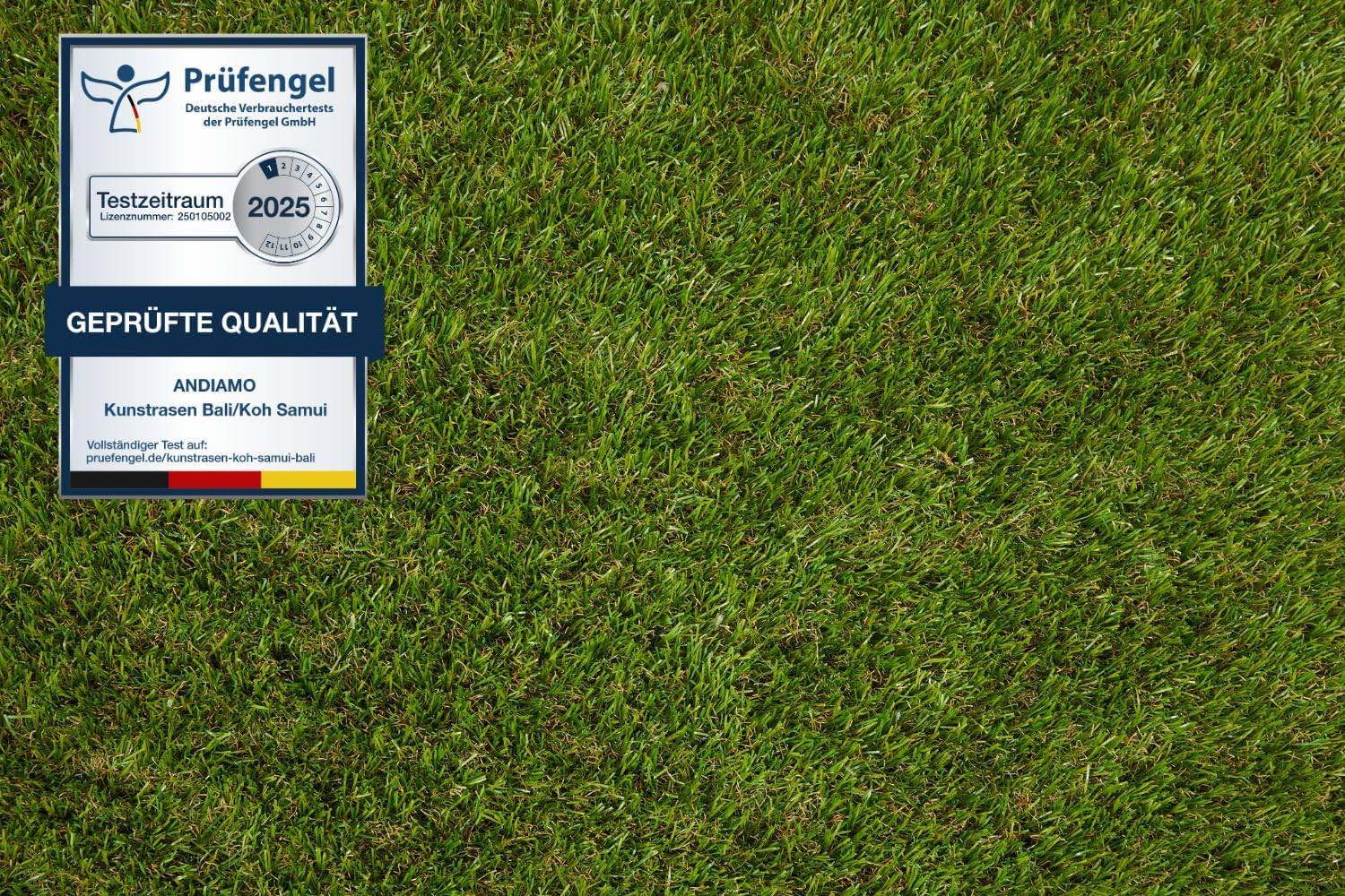 Andiamo Tappeto Erboso Artificiale Bali 133x300 cm, Verde - immagine 4