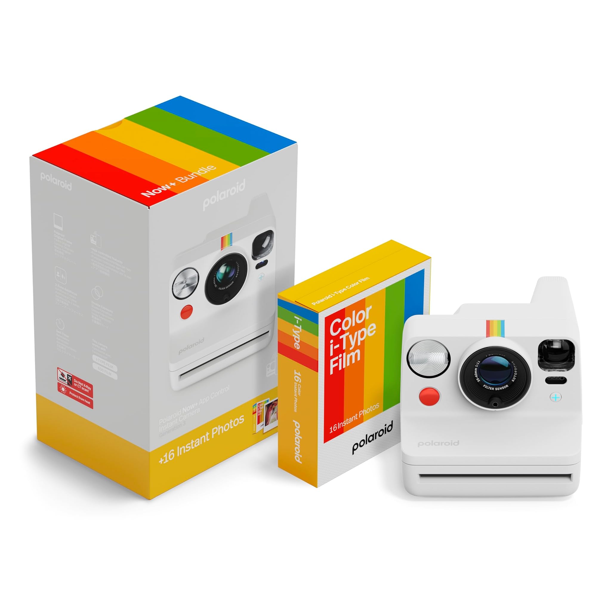 Polaroid NOW+ Gen3 - Fotocamera Istantanea Bluetooth, Bianco
