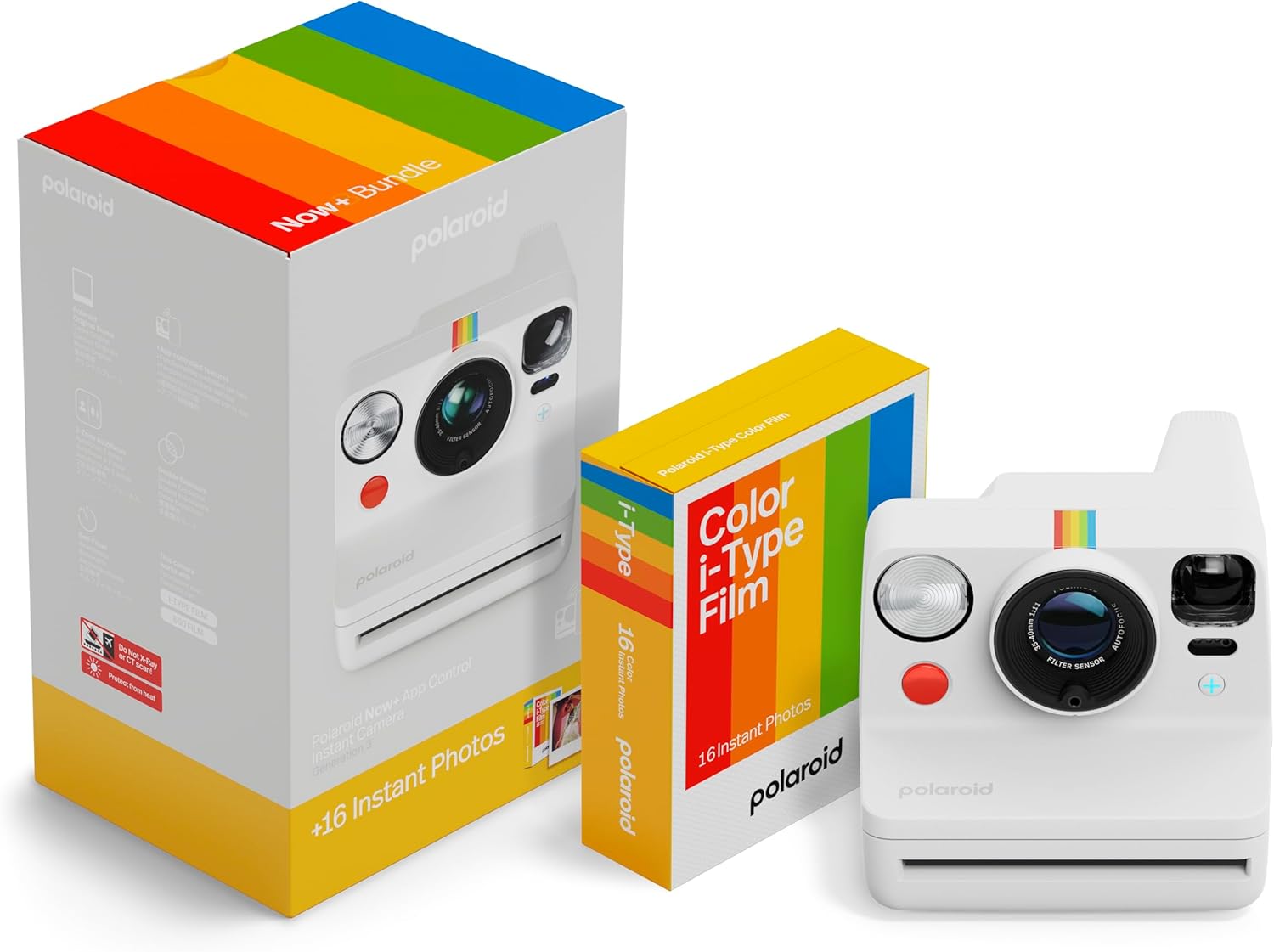 Polaroid NOW+ Gen3 - Fotocamera Istantanea Bluetooth, Bianco - immagine 1
