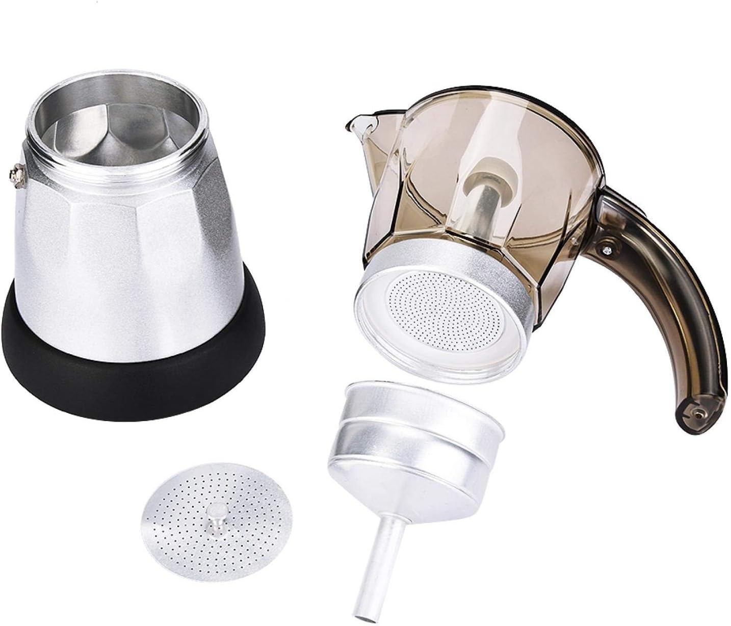 Caffettiera Elettrica 220V per Espresso e Tè 300ml - immagine 7