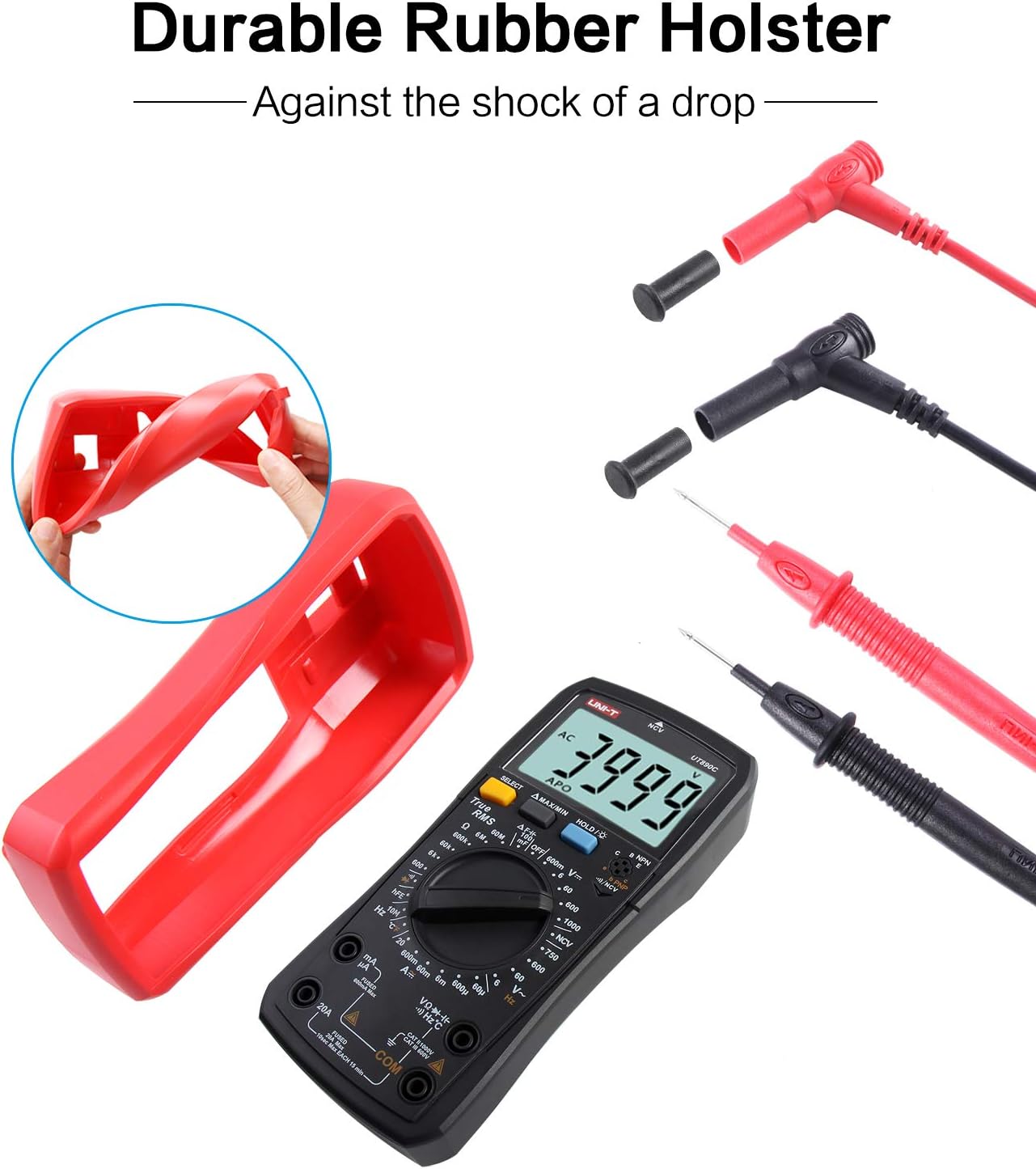 Uni-t UT890C Multimetro Digitale Professionale True RMS - immagine 8